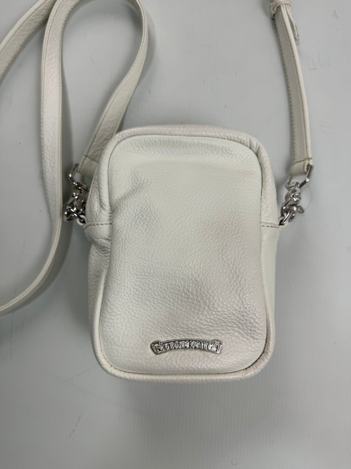 Chrome Hearts Spidwerweb pattern Taka bag in white SZ:OS