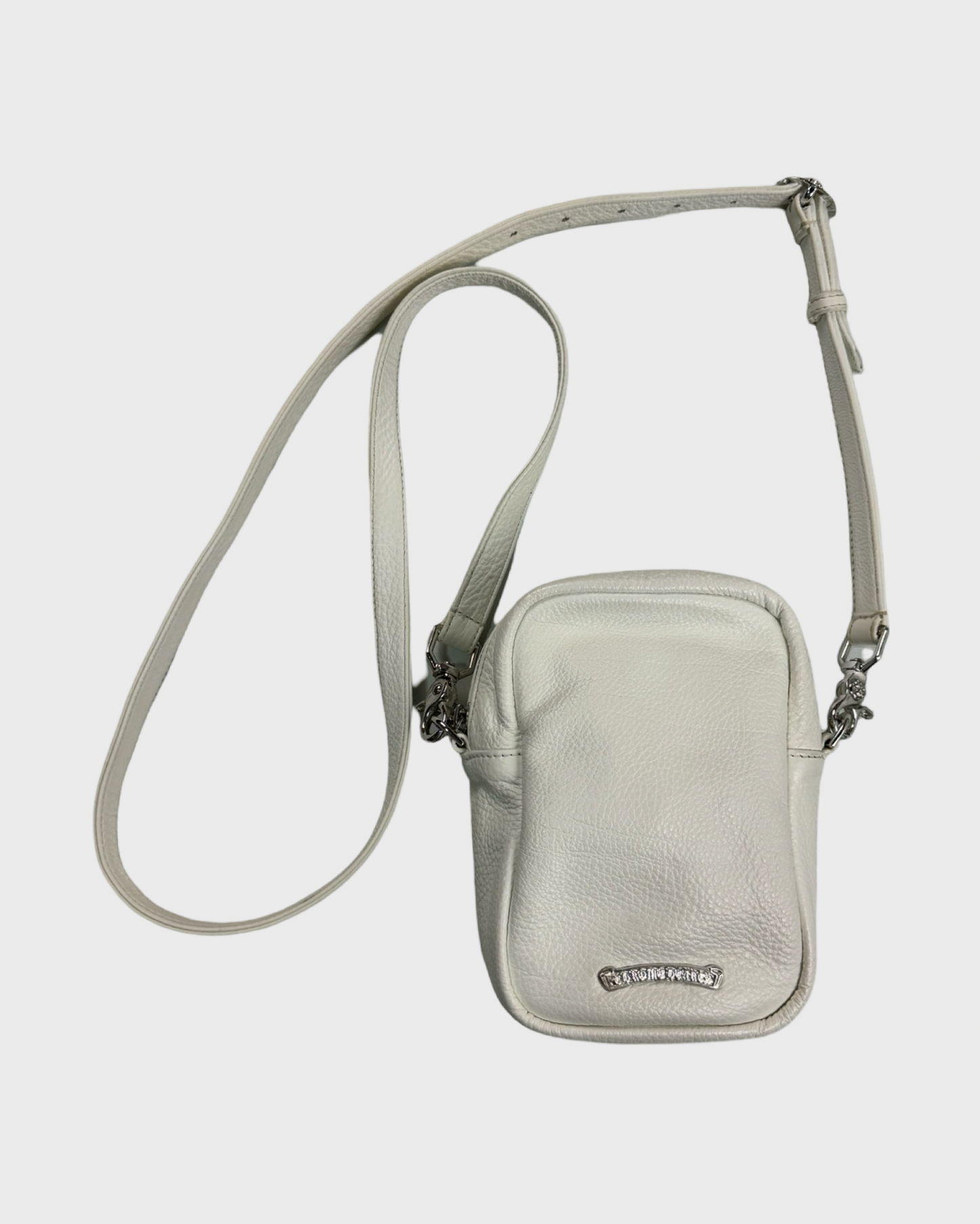 Chrome Hearts Spidwerweb pattern Taka bag in white SZ:OS