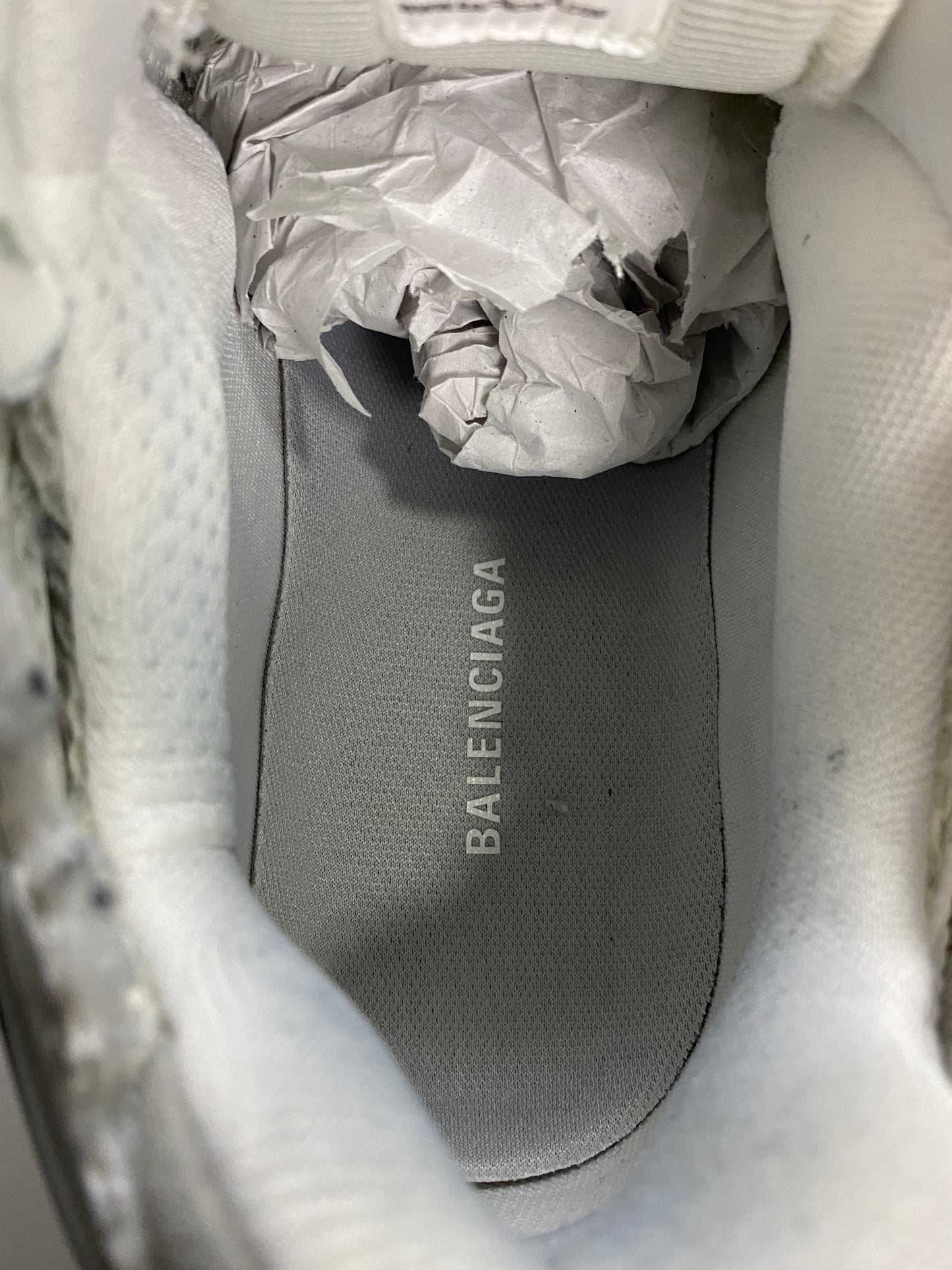 Balenciaga runners in silver SZ:41