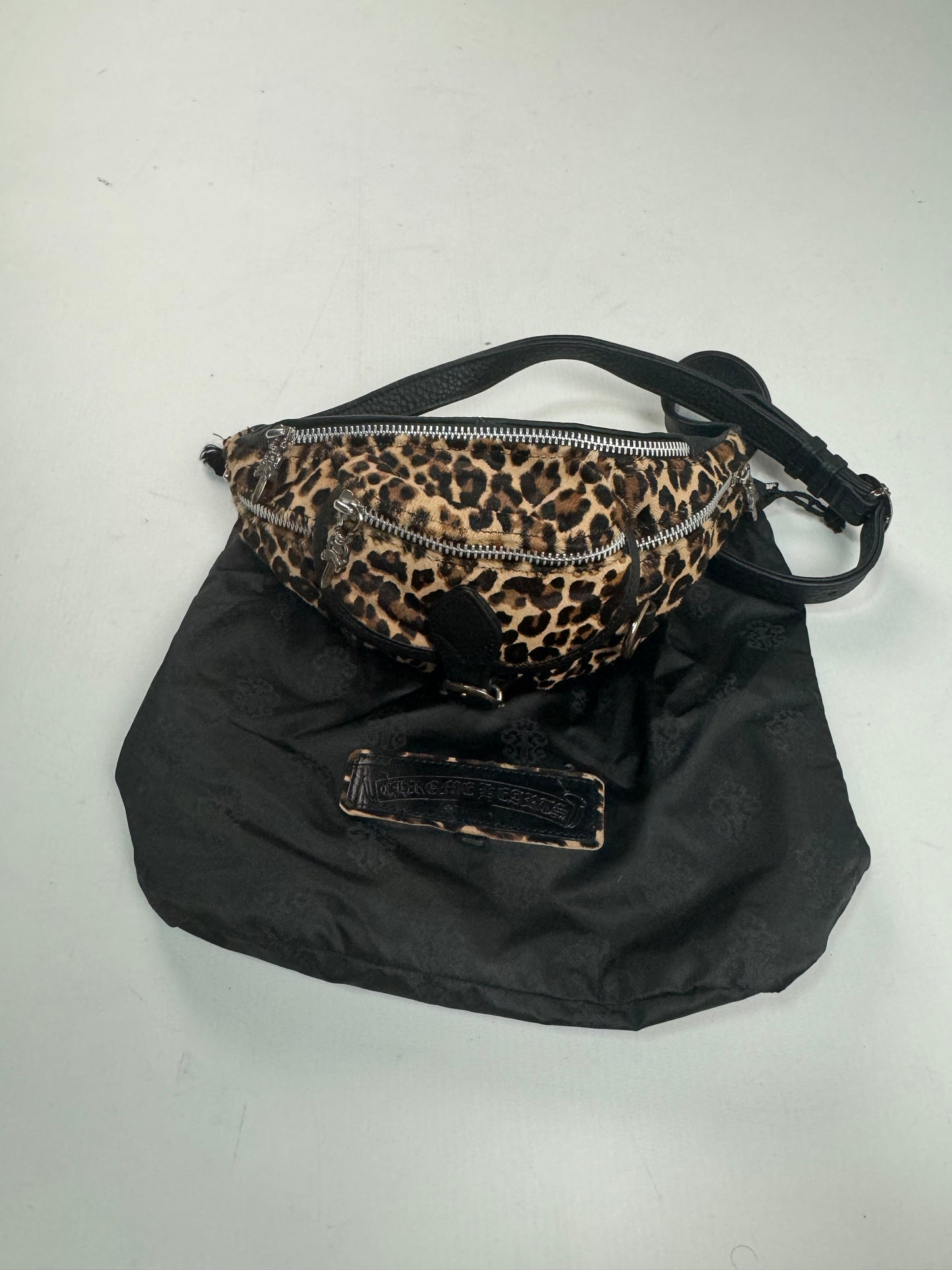 Chrome Hearts VIP Leopard pattern ponyhair snat bag SZ:OS