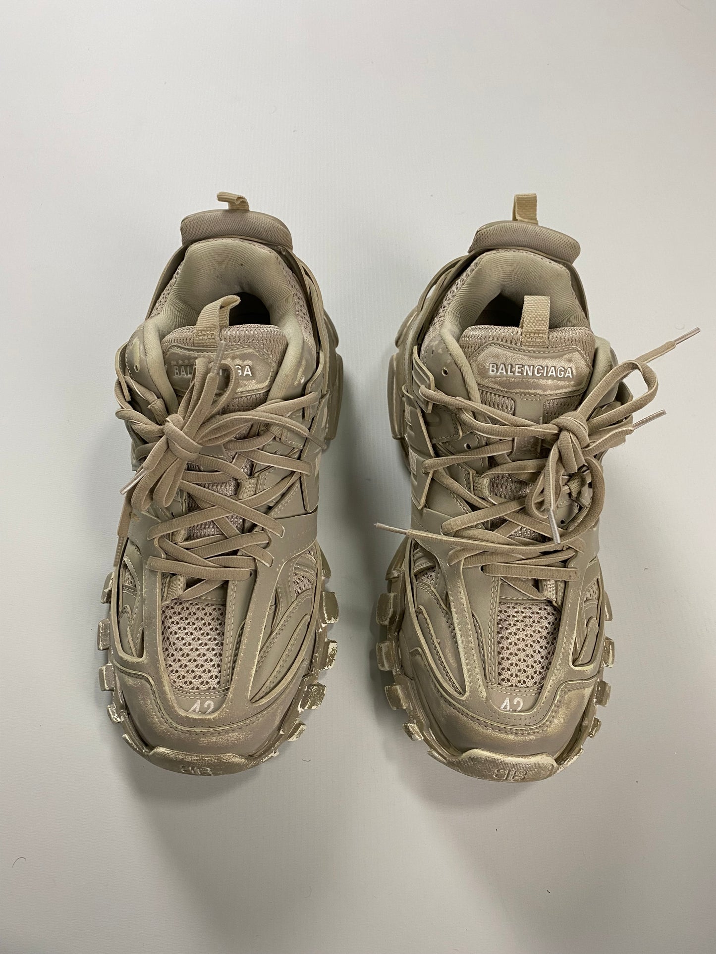 Balenciaga Track runner in beige tan SZ:42