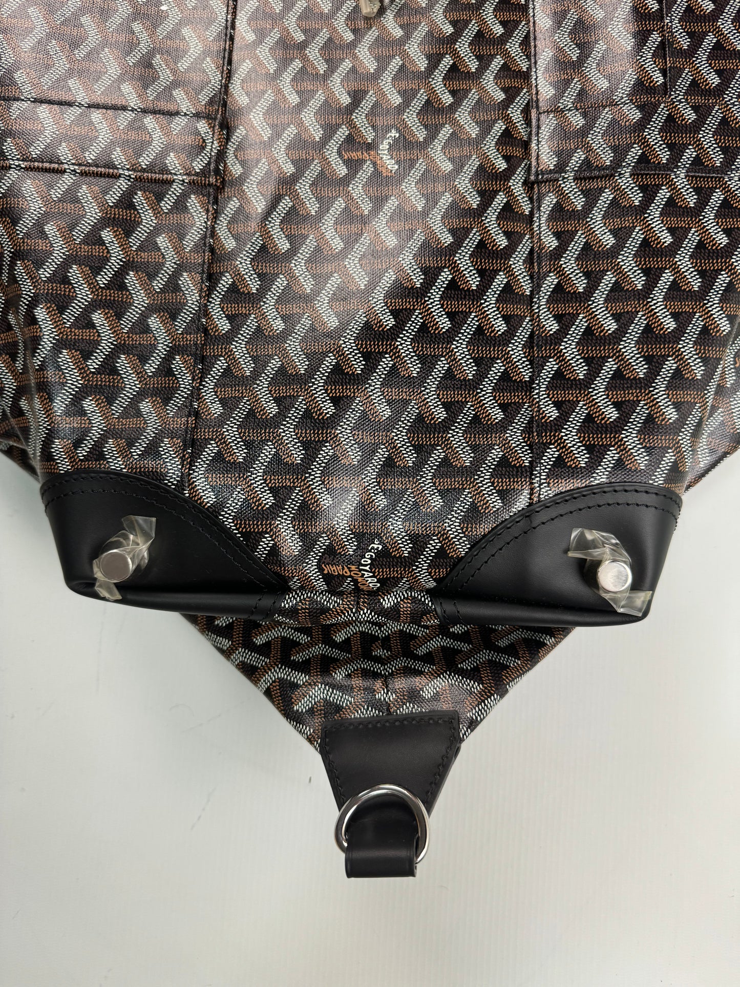 Goyard Boeing 55 Travel Duffle Bag in black SZ:OS