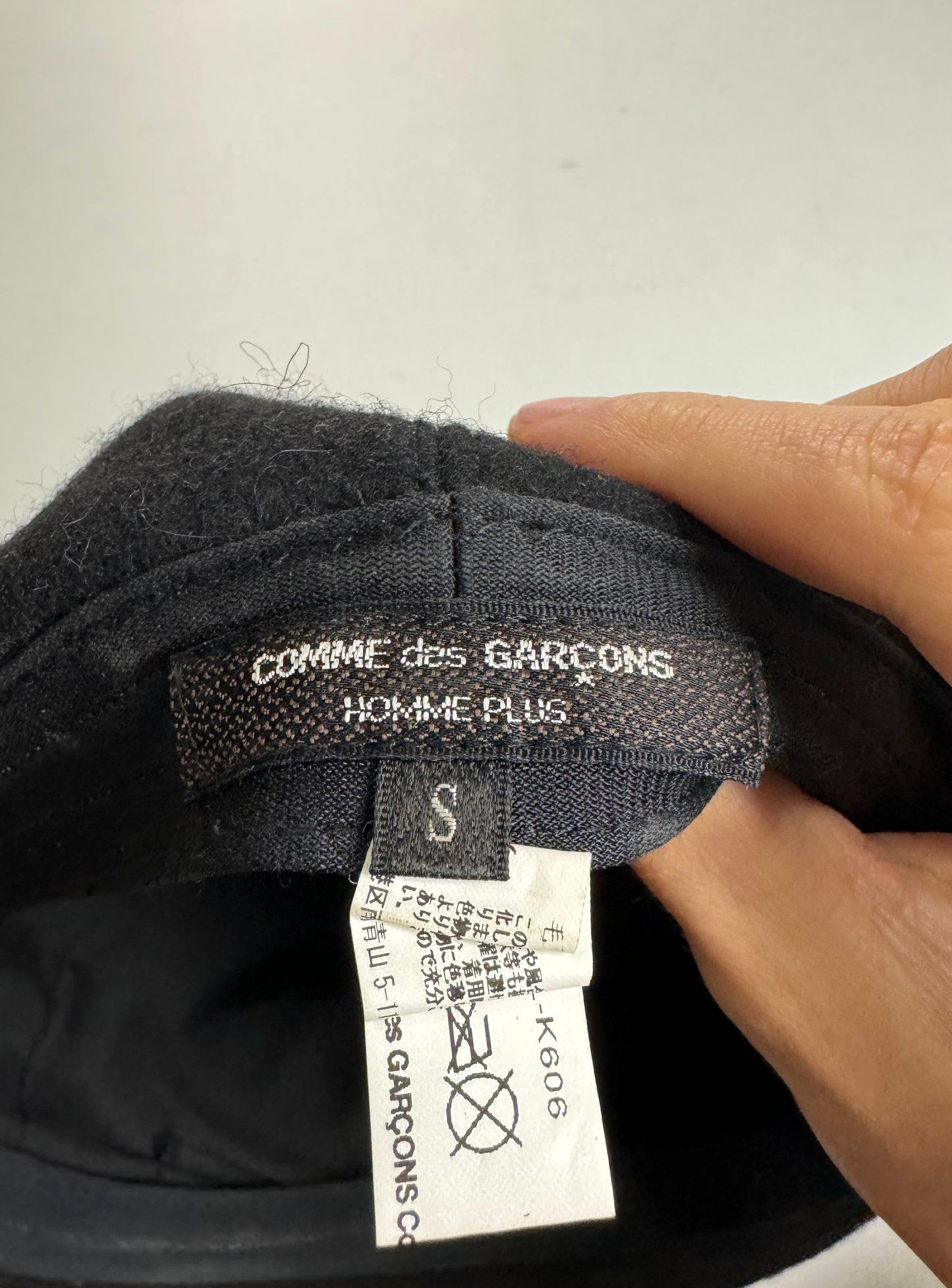 CDG Homme Plus AW13 rabbit bunny runway wool Cap SZ:OS