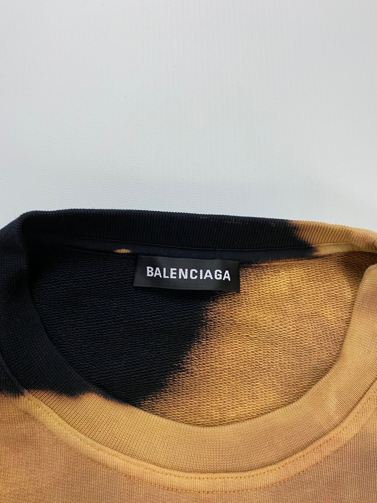 Balenciaga AW16 bleached Homme sweater SZ:M