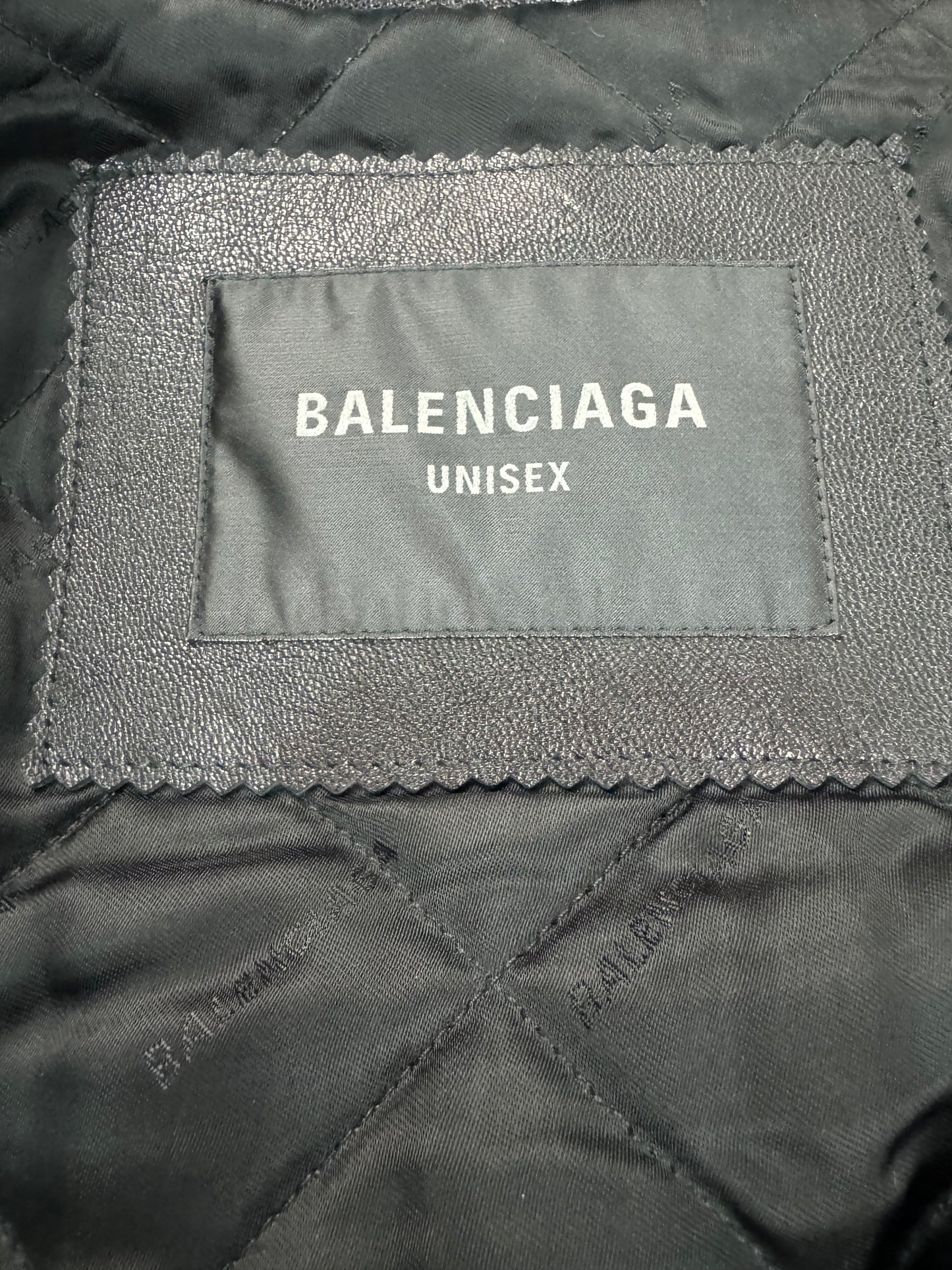 Balenciaga TAXI SPORTY B LEATHER JACKET BLOUSON SZ:XXS