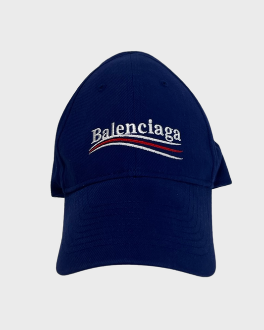 Balenciaga blue campaign cap SZ:L