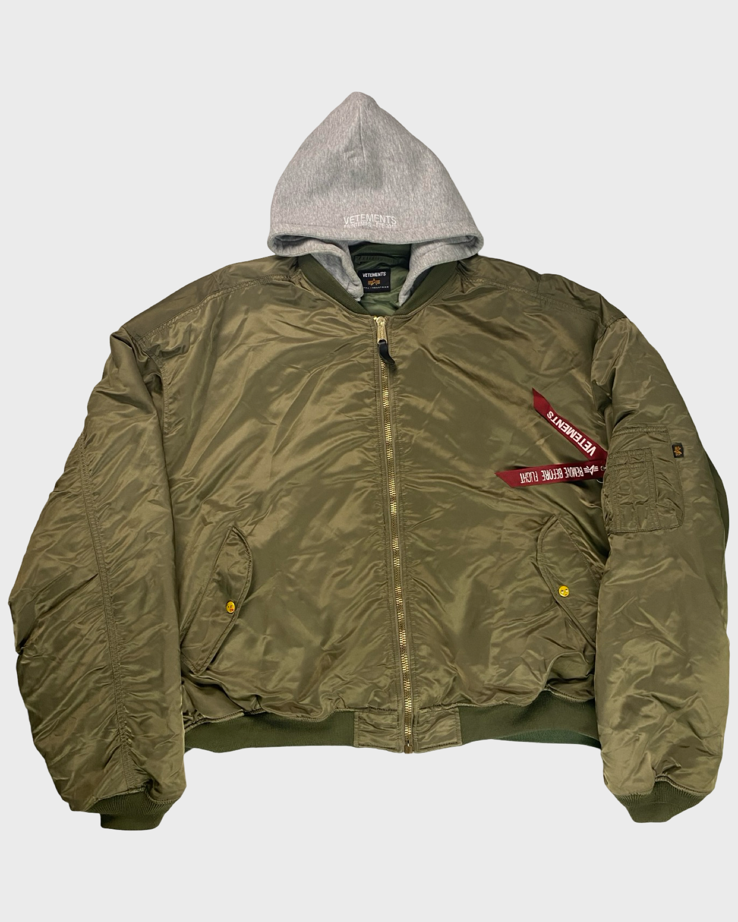 Mサイズ Vetements alpha bomber jacket MA-1 Vetements SS18 reversible MA1 Bomberjacket SZ:M – Bankofgrails