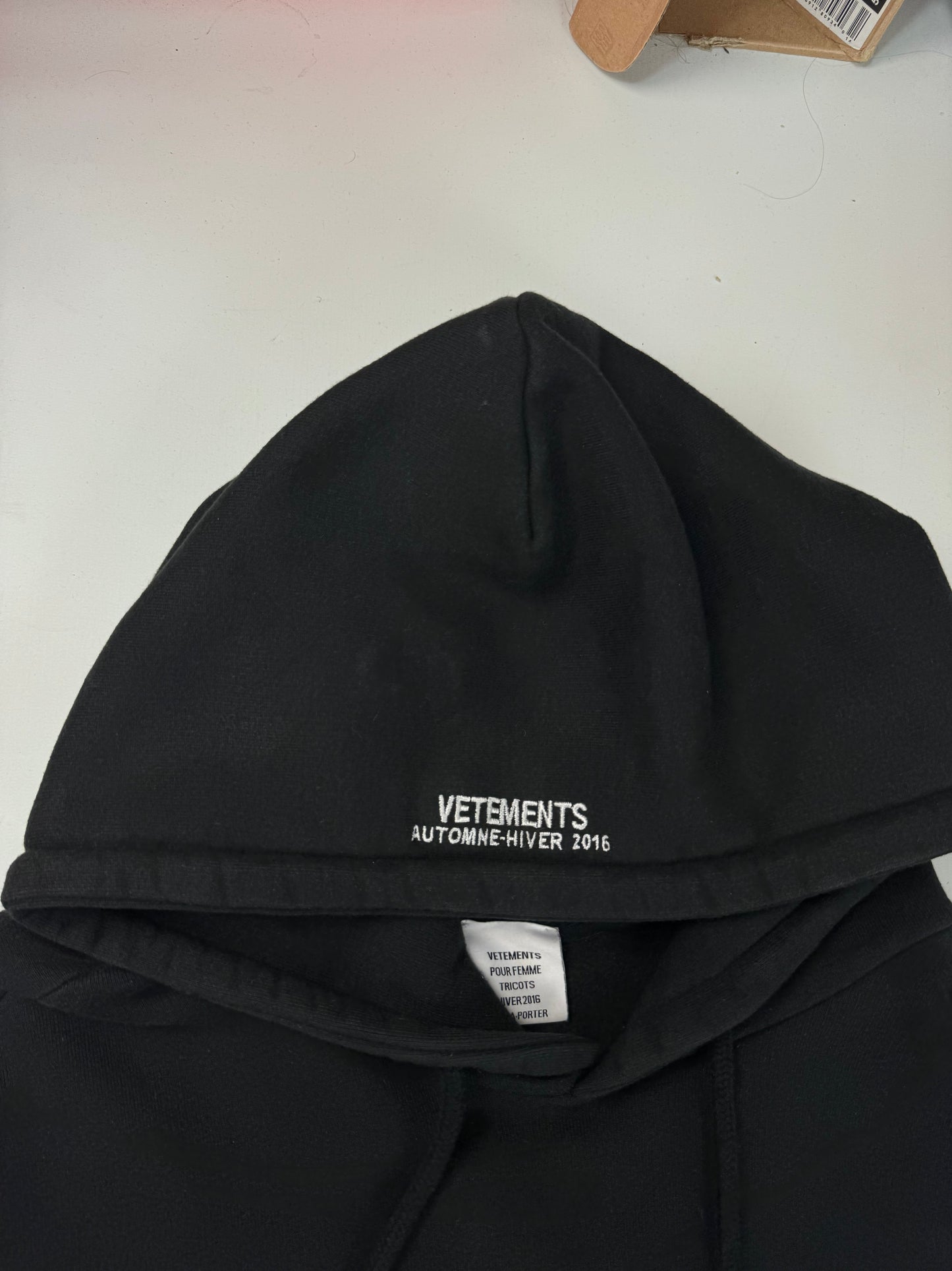 Vetements AW15 OG METAL HOODIE SZ:L