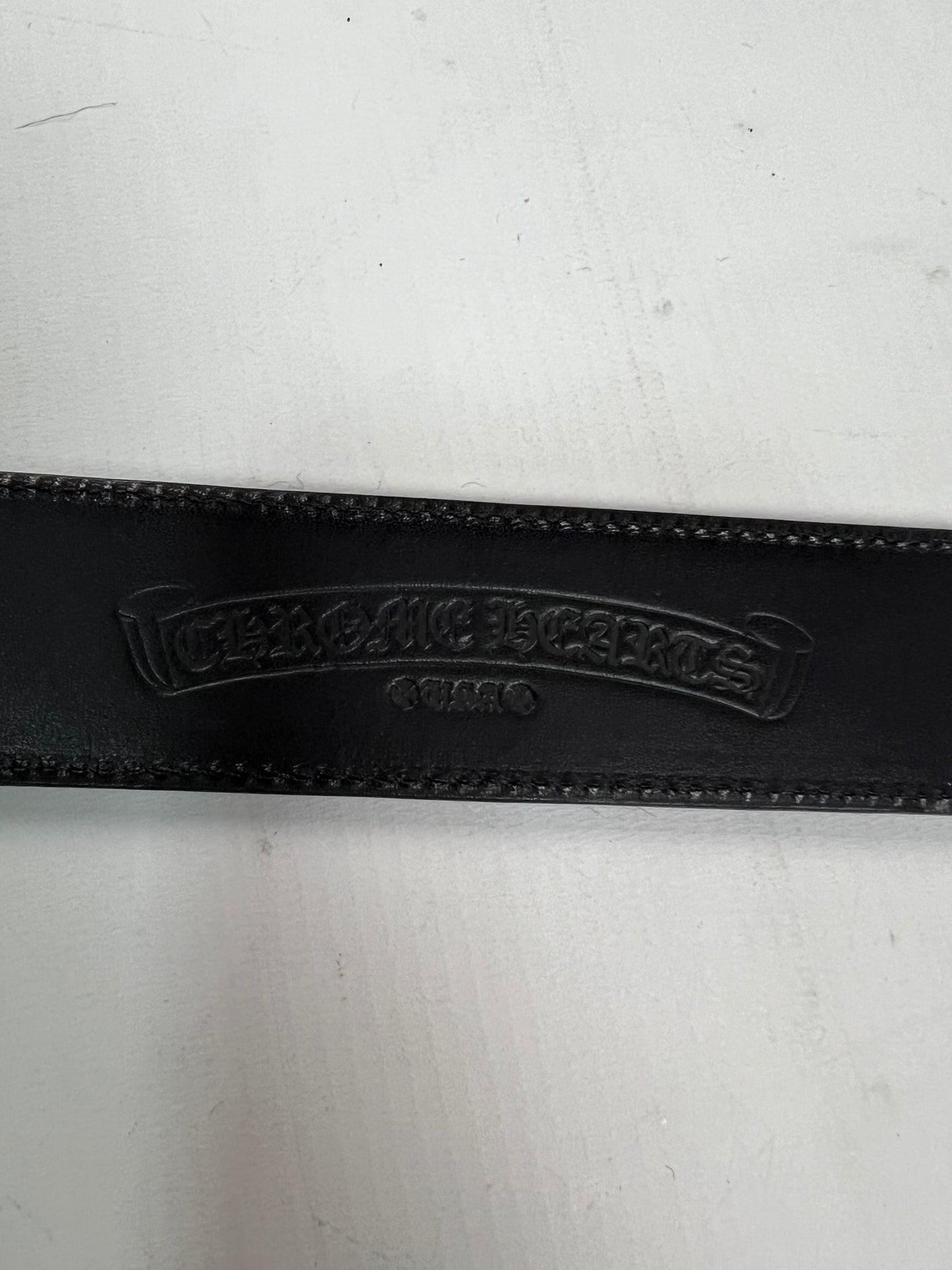 Chrome Hearts Special Order VIP Zebra Belt SZ:36