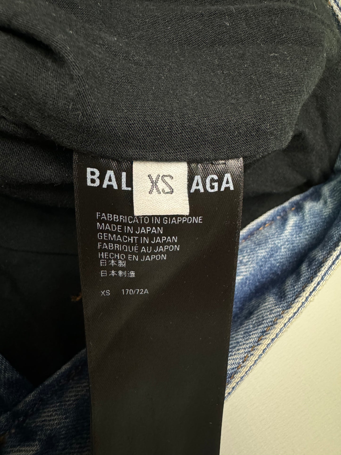 Balenciaga AW21 afterworld slashed jeans SZ:XS|S|M