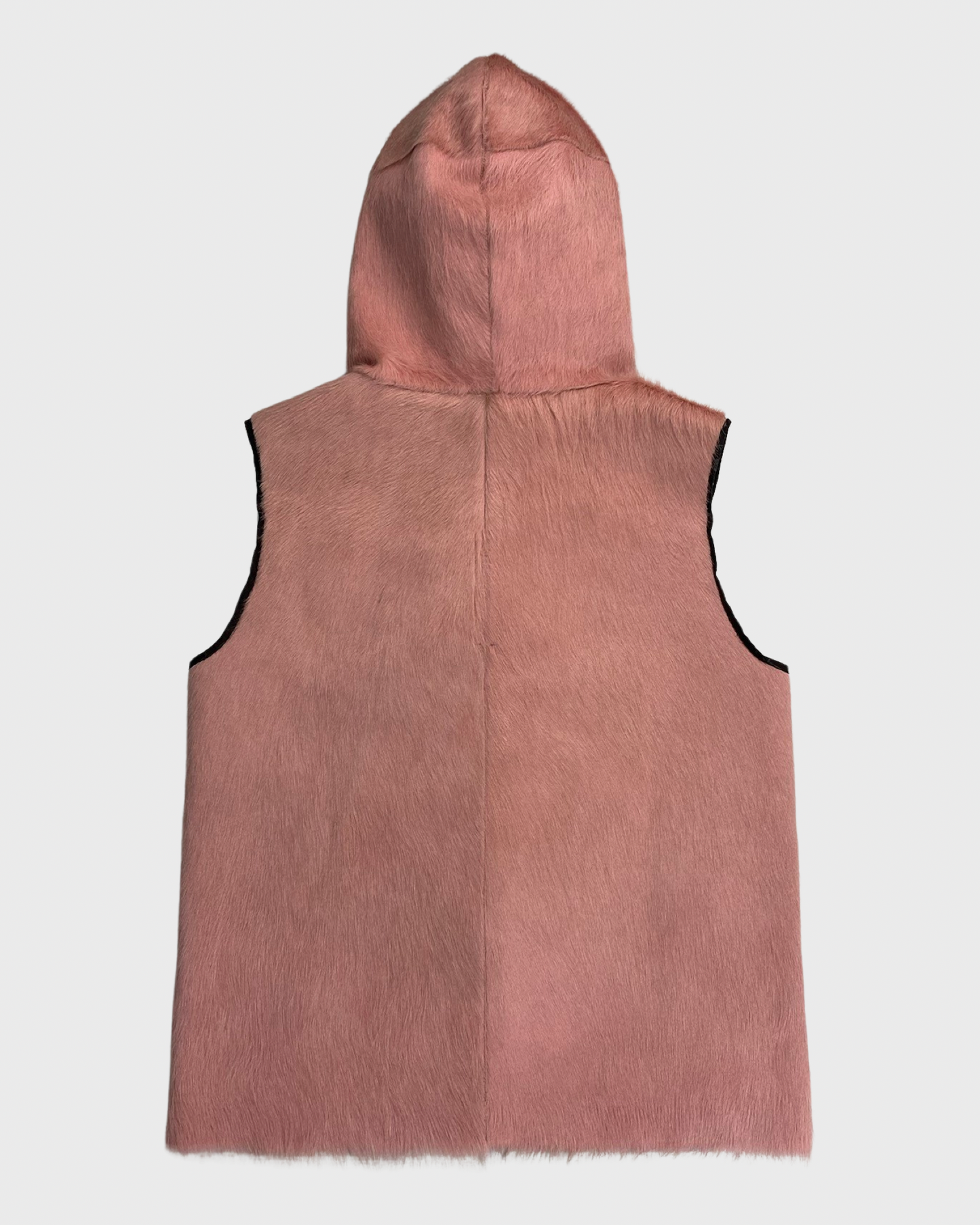 Rick Owens AW22 Ponyhair Gimp Vest SZ:48