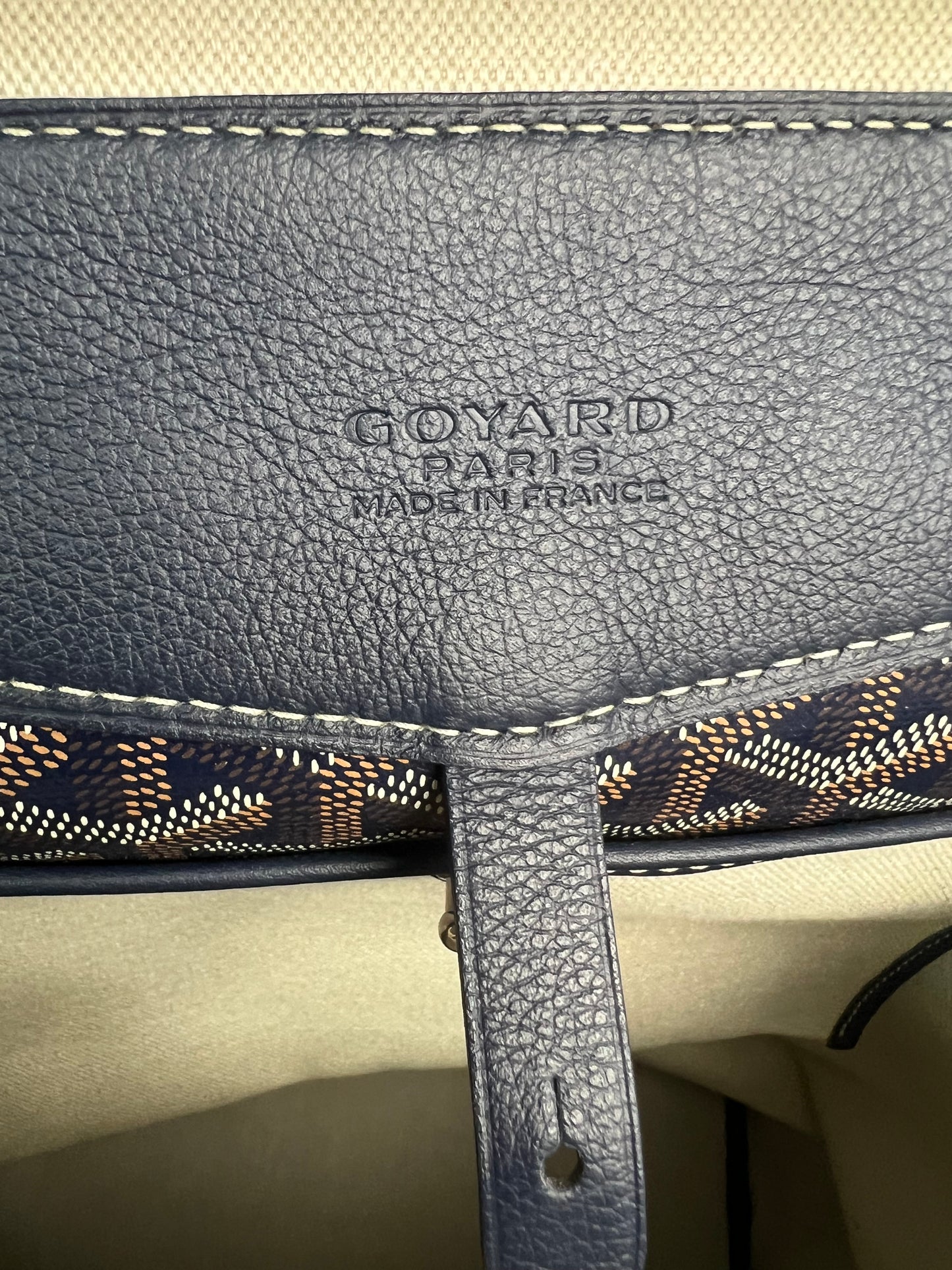 Goyard Cisalpin Backpack Navy SZ:OS