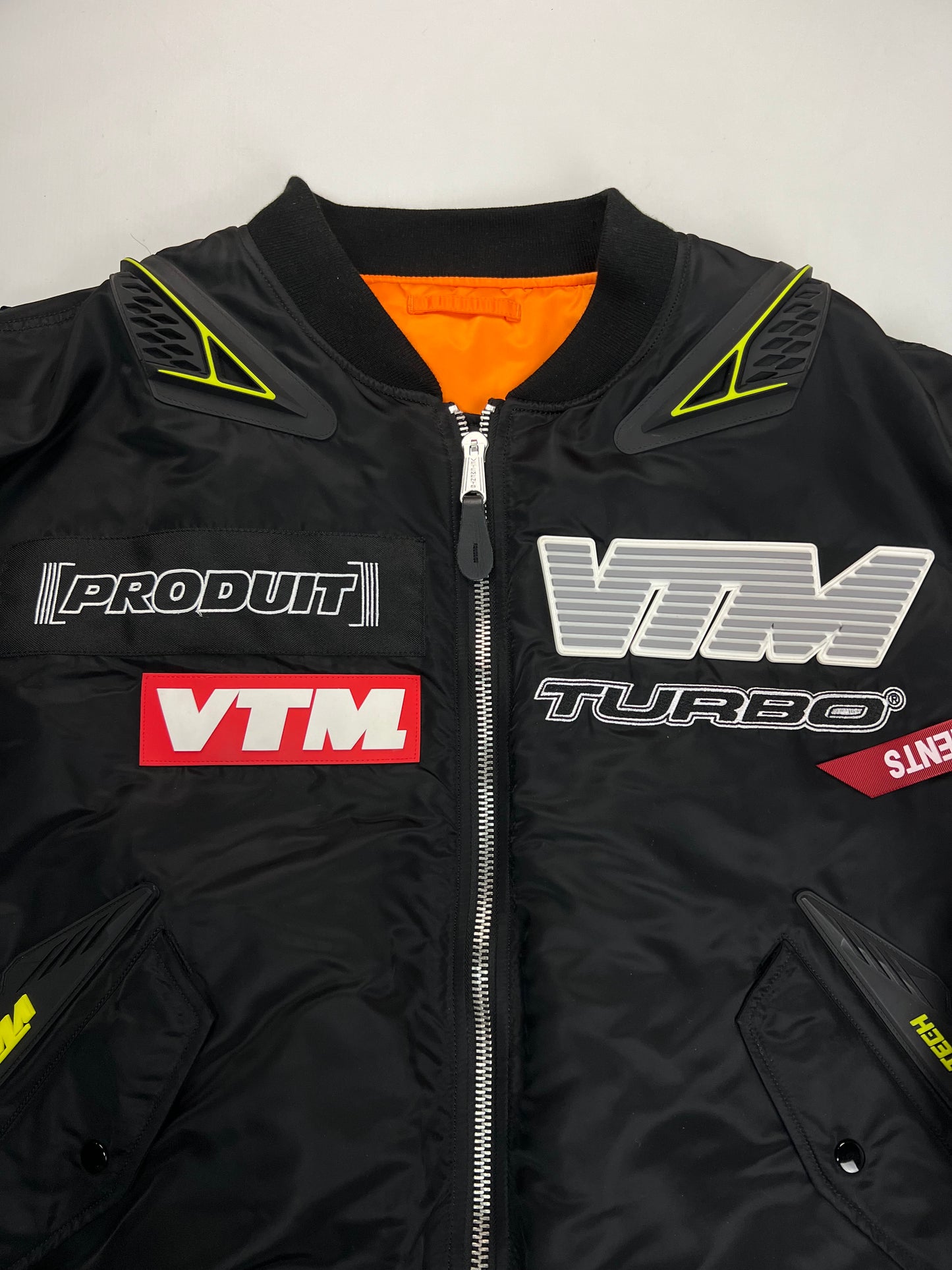 Vetements by GURAM moto Racing Bomber Black SZ:M