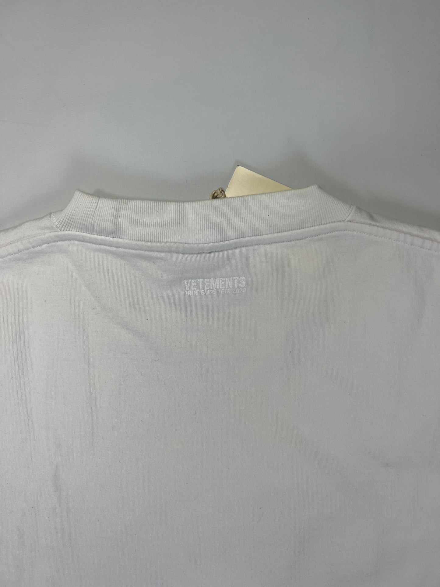 Vetements SS20 Ecstasy shirt white SZ:S