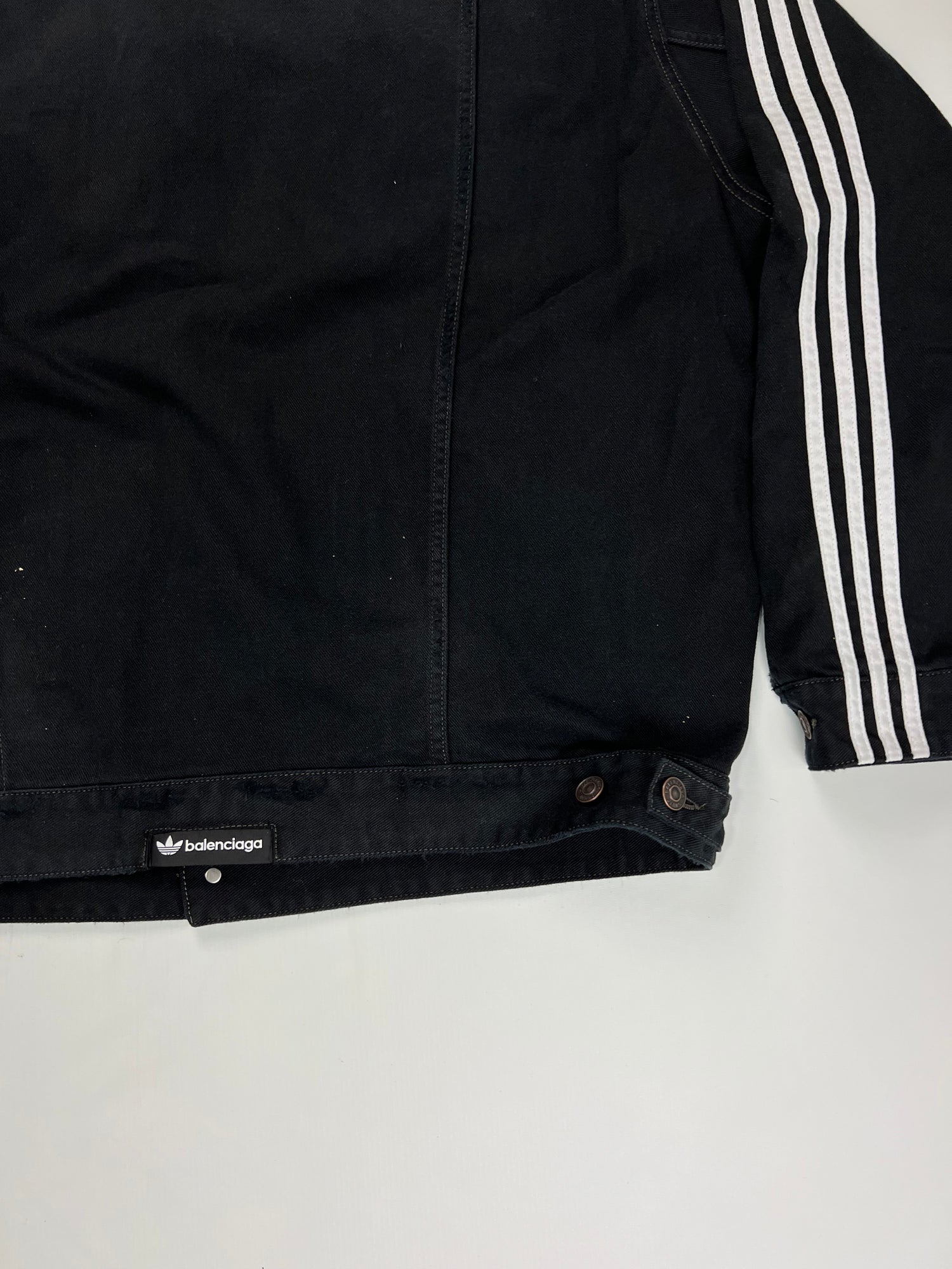 Balenciaga x Adidas denim Jacket black SZ:1