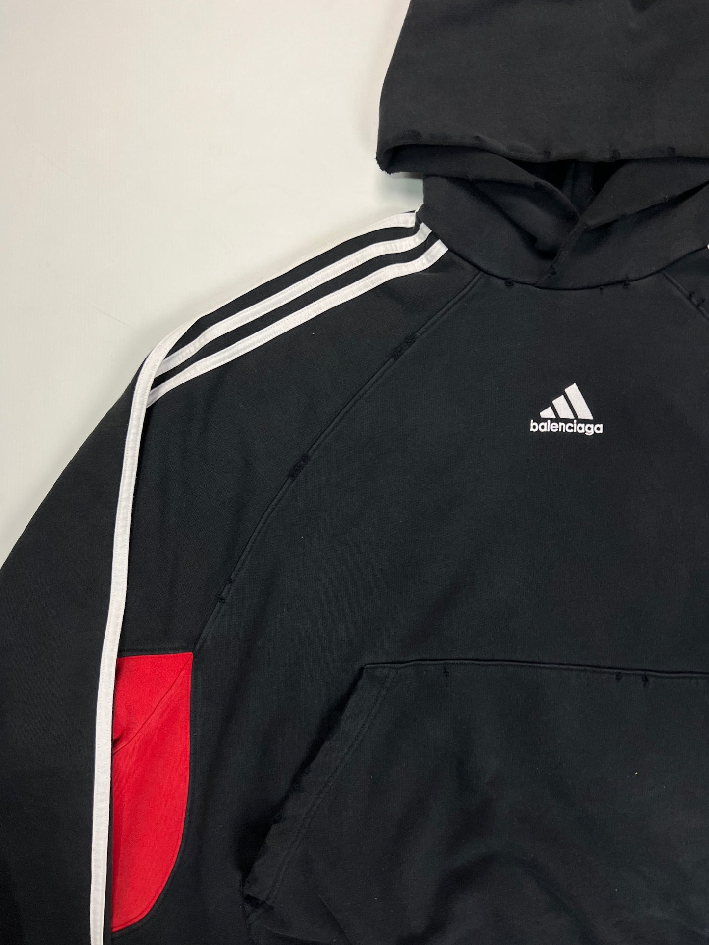 Balenciaga x Adidas Teamgeist black red hoodie SZ:2