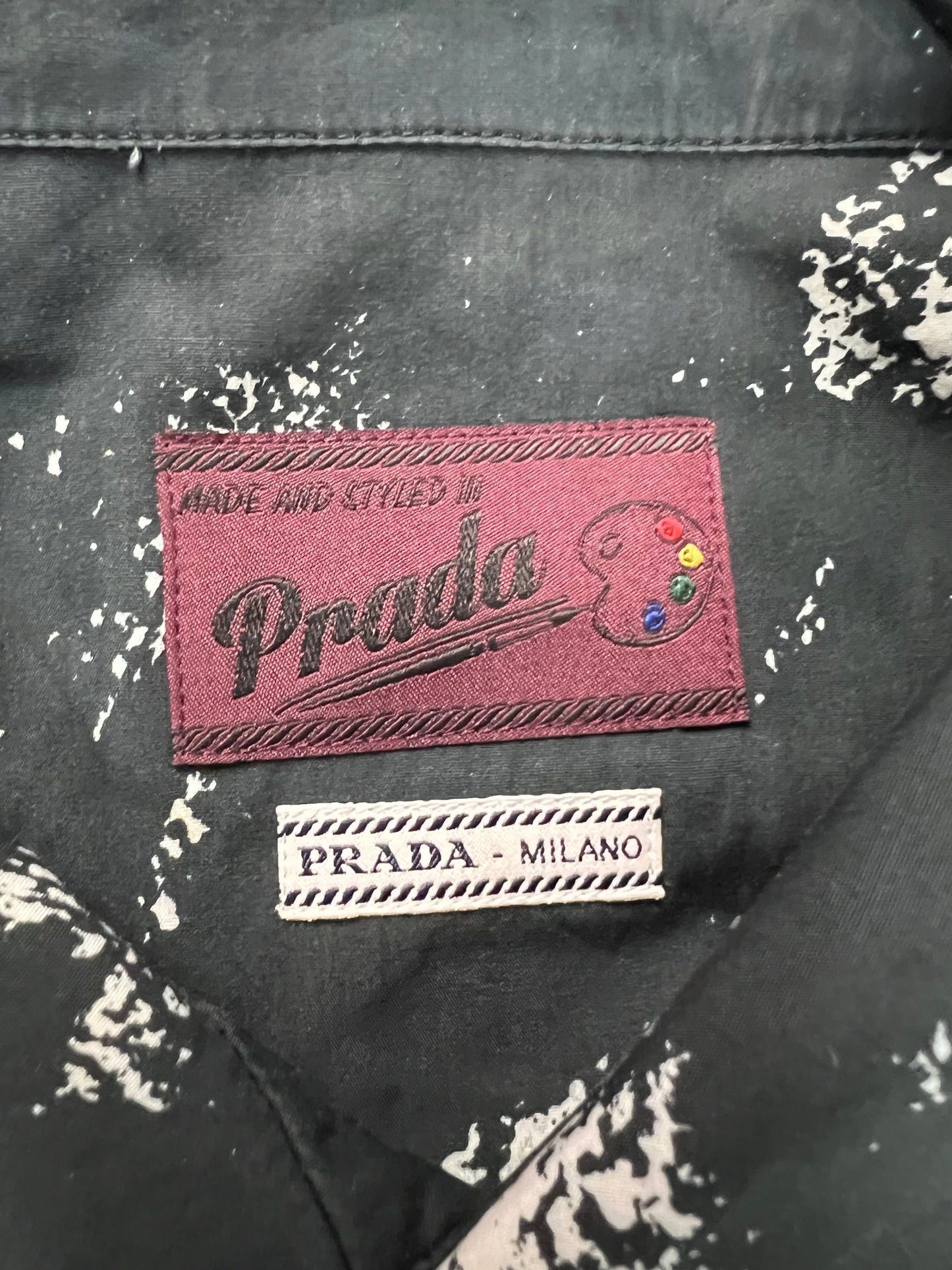 Prada AW17 Stilleben Painting Art Shirt SZ:M