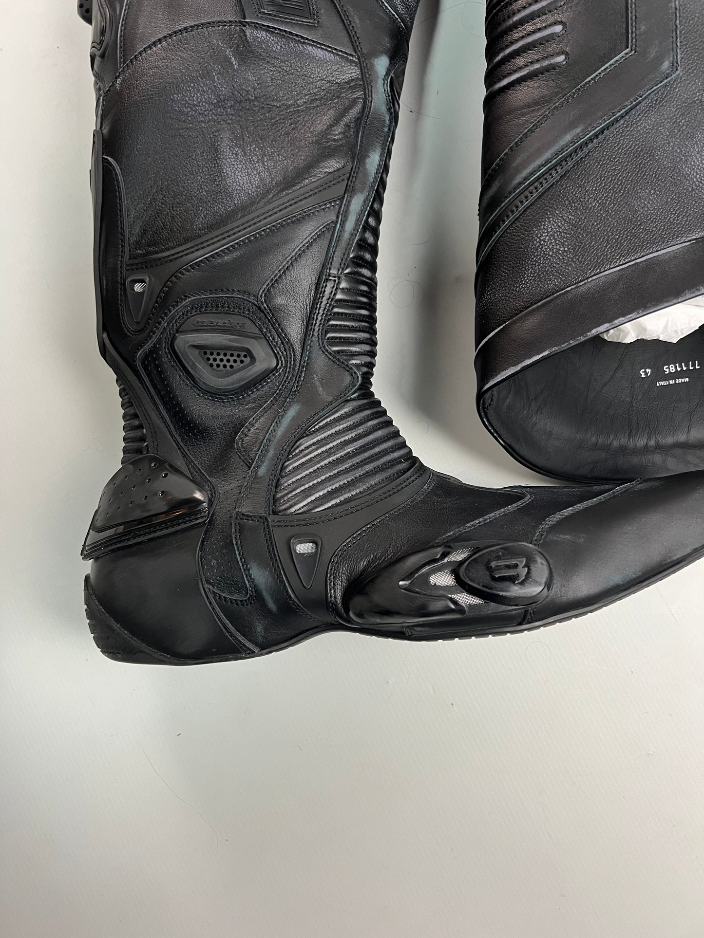 Balenciaga overknee high moto Racing Boots SZ:43