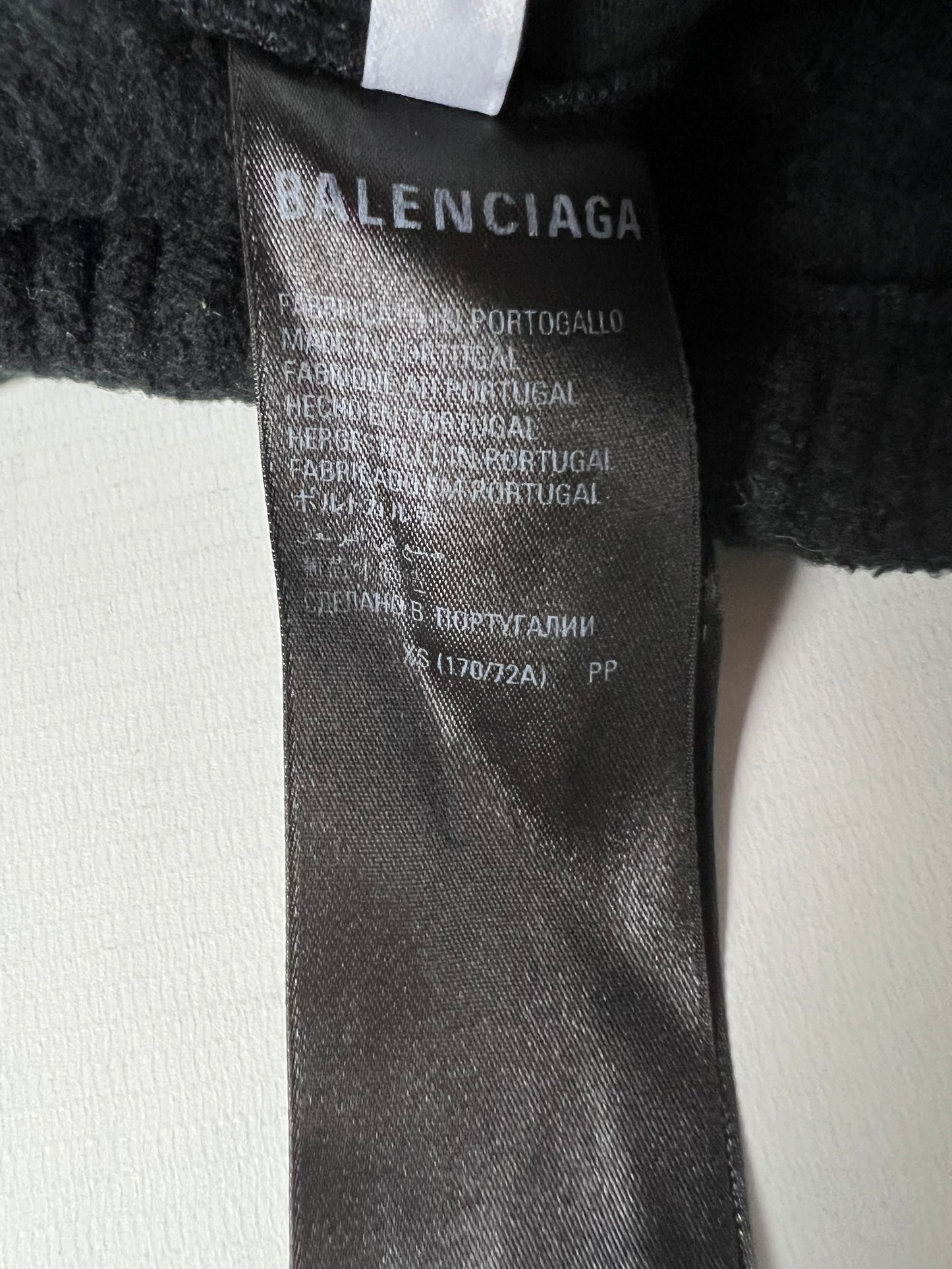 Balenciaga AW21 fleece sporty B baggy sweatpants SZ:XS