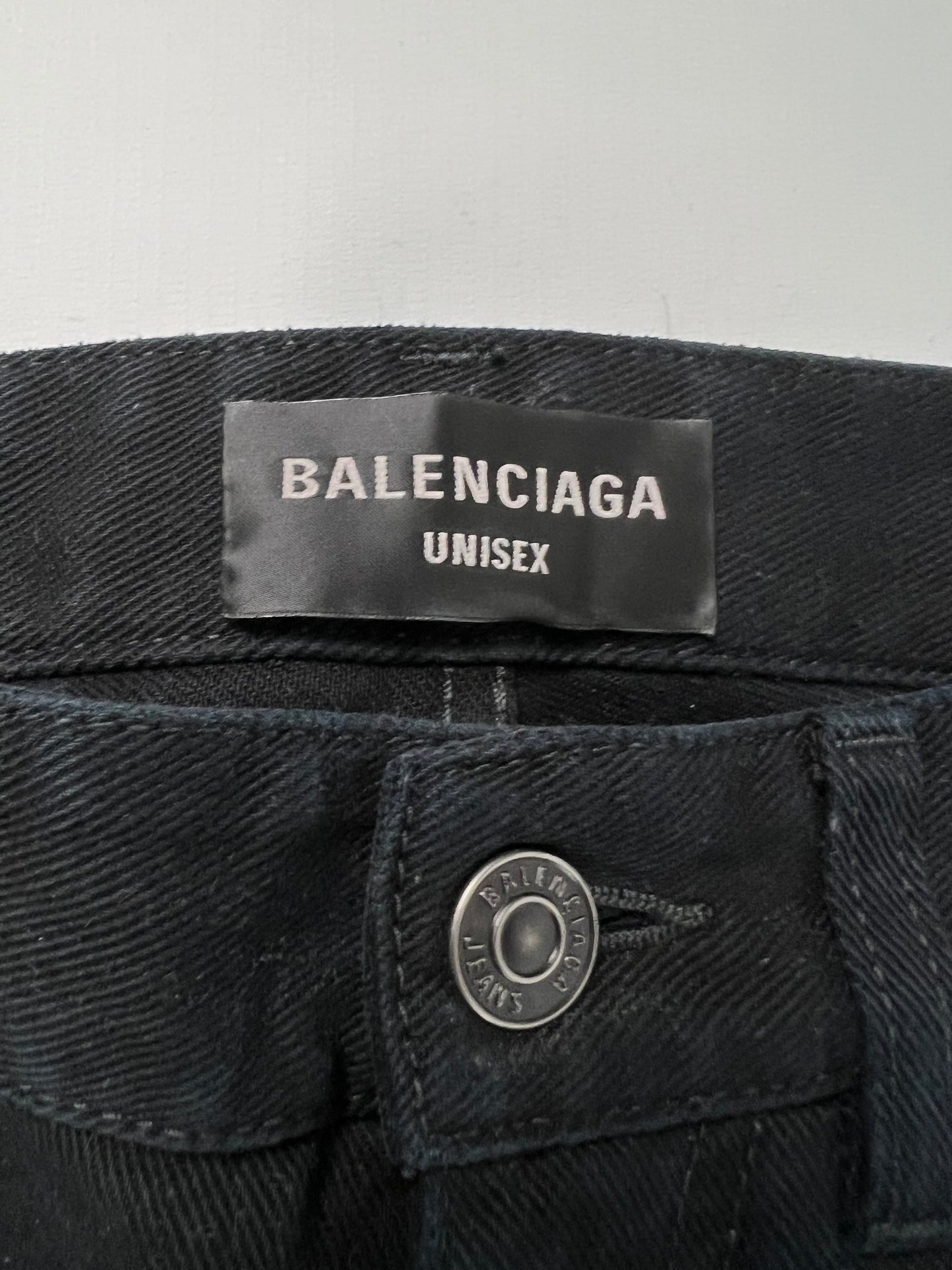 Balenciaga Fall23 flared japanese Jeans black SZ:S