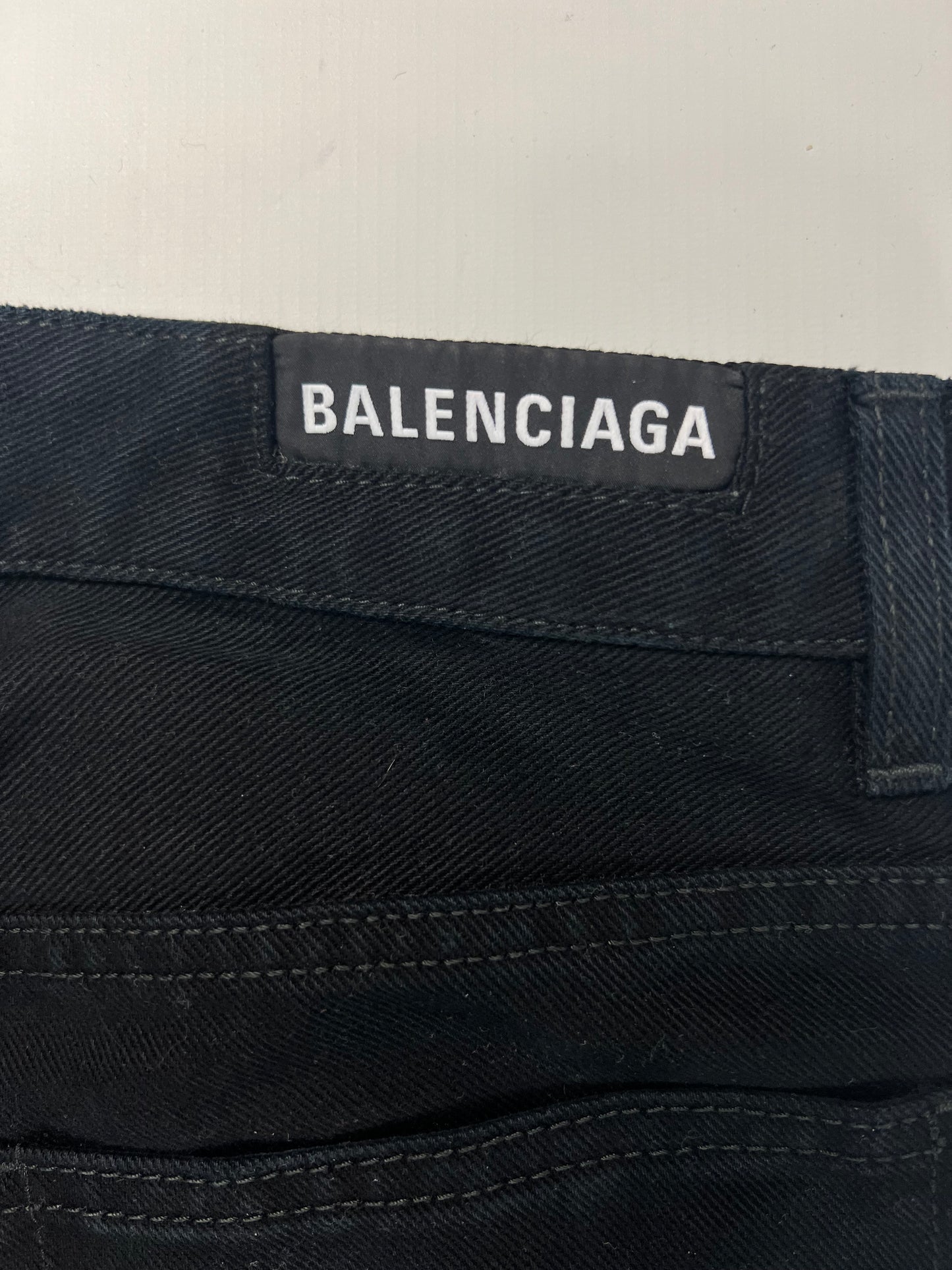 Balenciaga Fall23 flared japanese Jeans black SZ:S