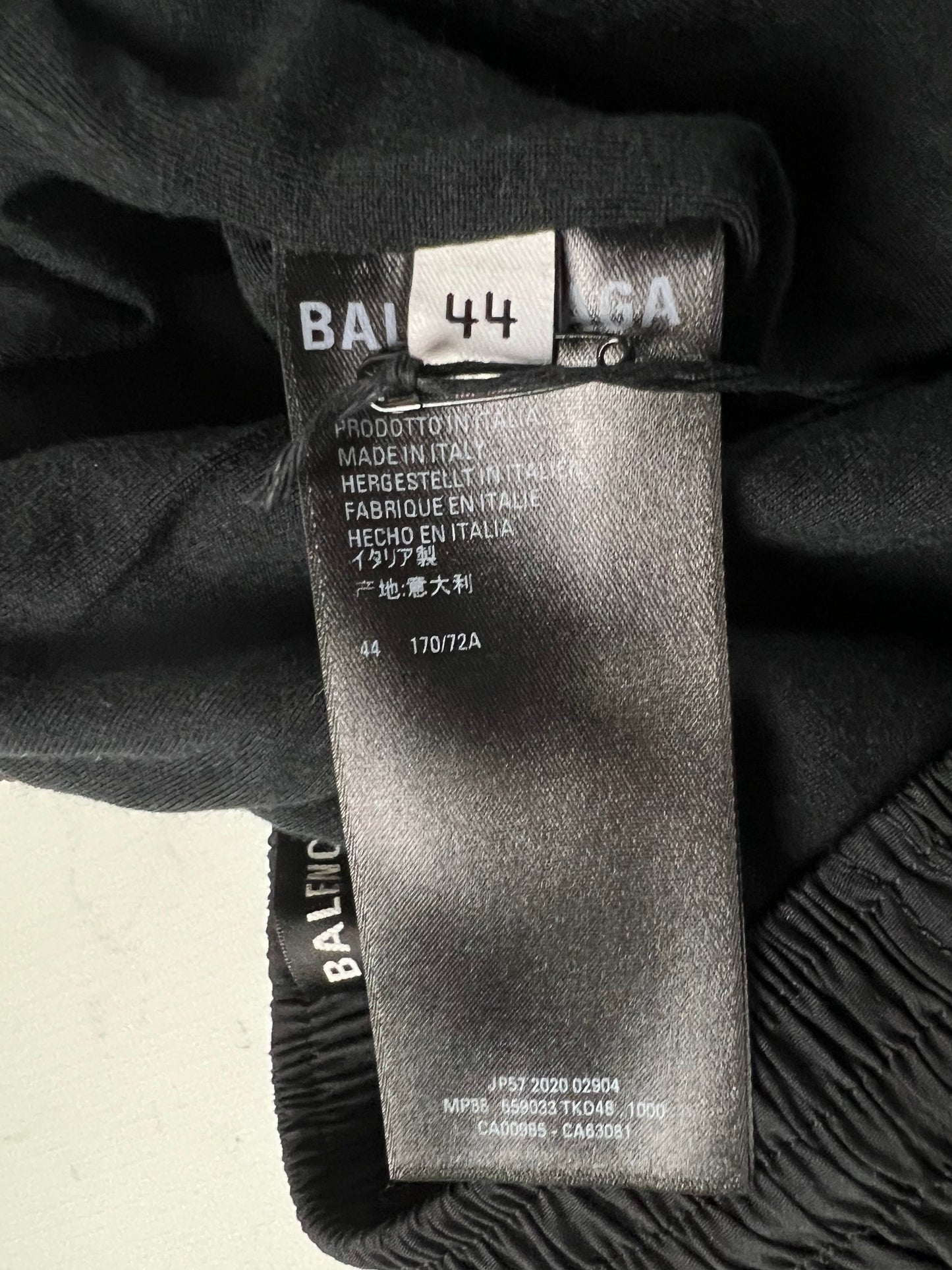 Balenciaga Sporty B trackpants black red SZ:44