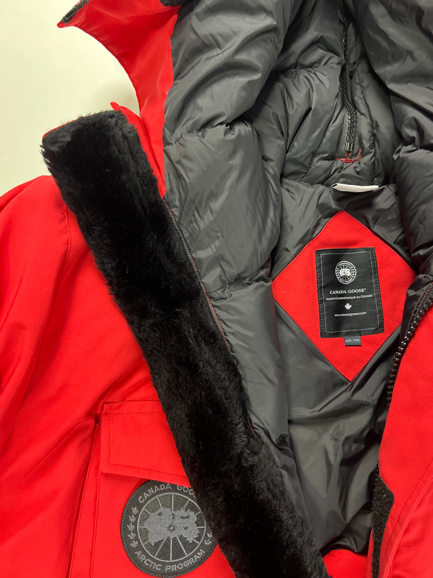 Vetements X Canada Goose SS17 runway snow mantra parka Red Jacket SZ:OS