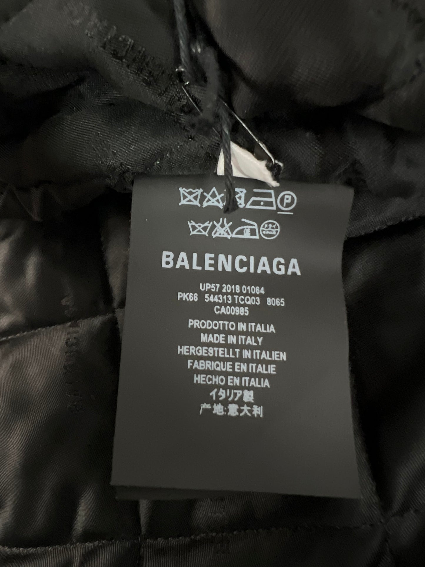 Balenciaga AW18 7 Layered runway parka SZ:1