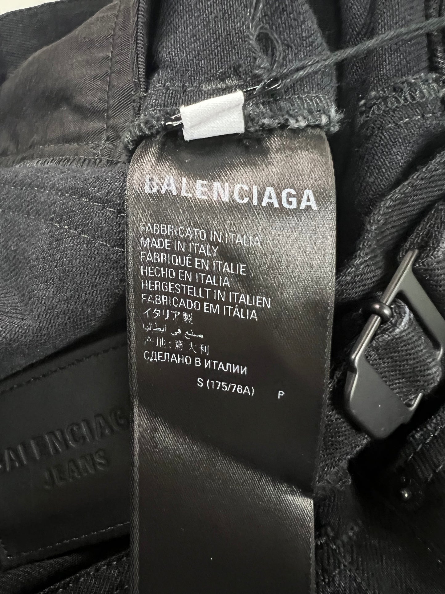 Balenciaga Black baggy Jeans SZ:S