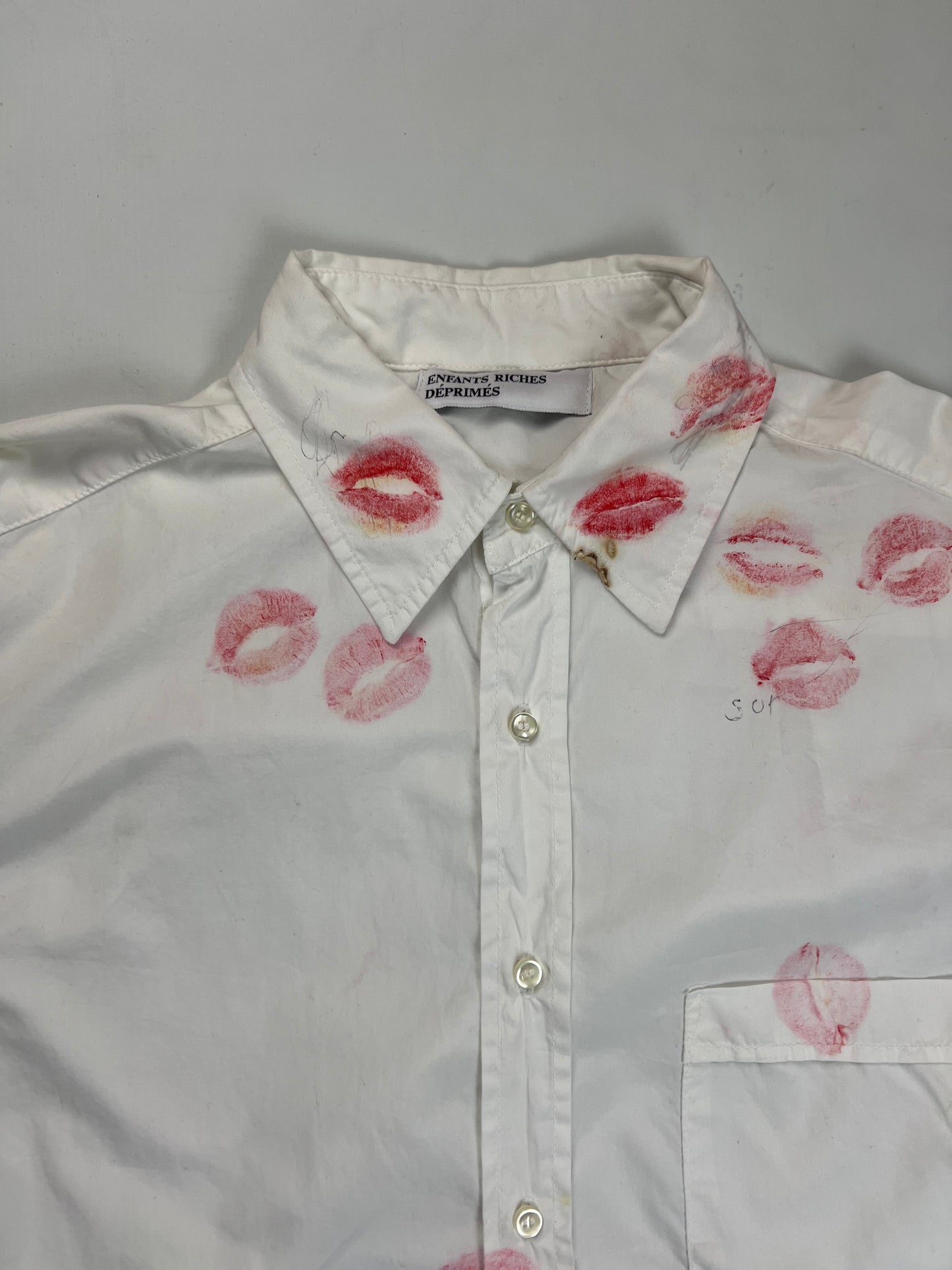 Enfants Riches Deprimes Kiss Button up Shirt SZ:L