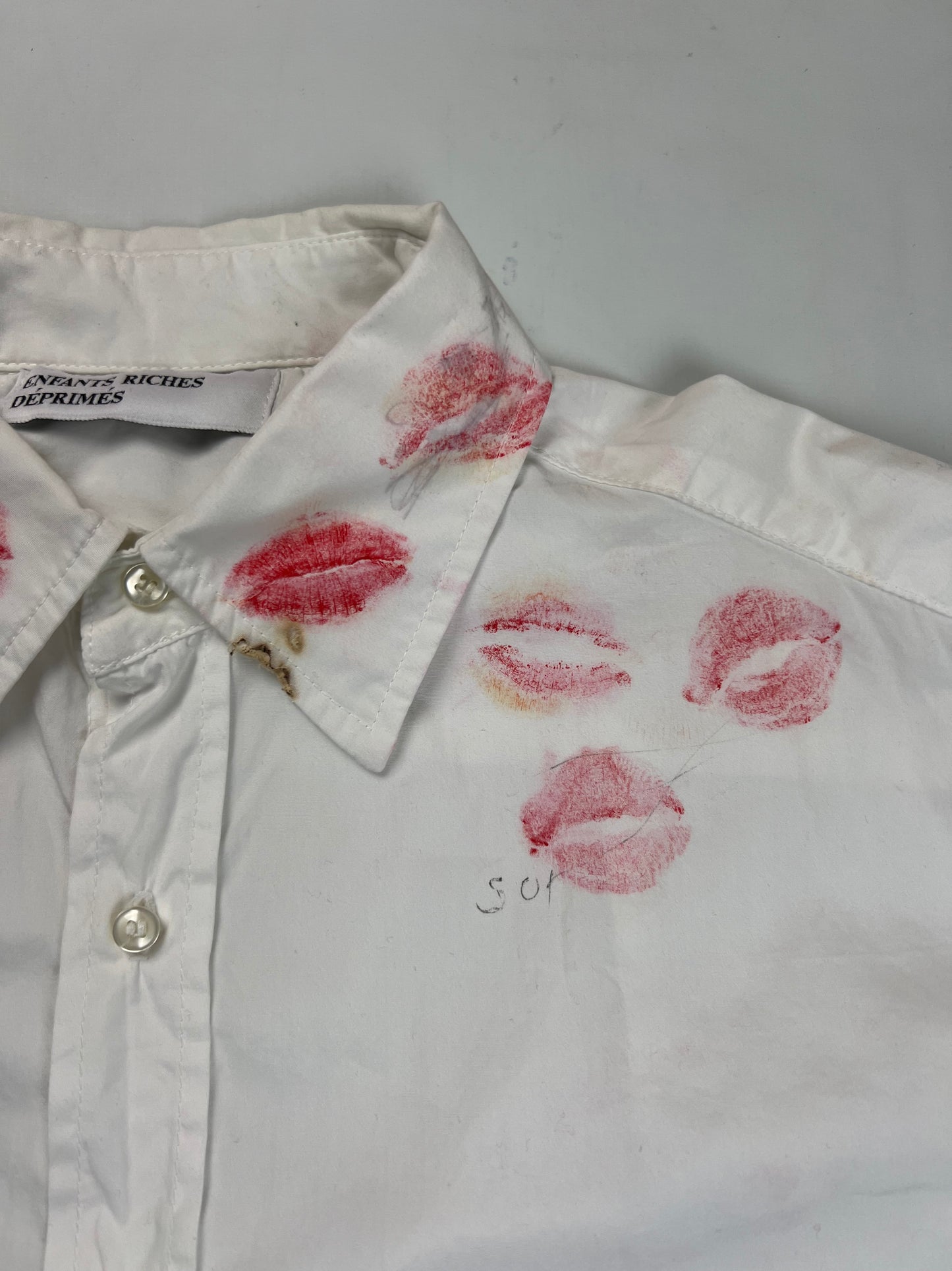 Enfants Riches Deprimes Kiss Button up Shirt SZ:L