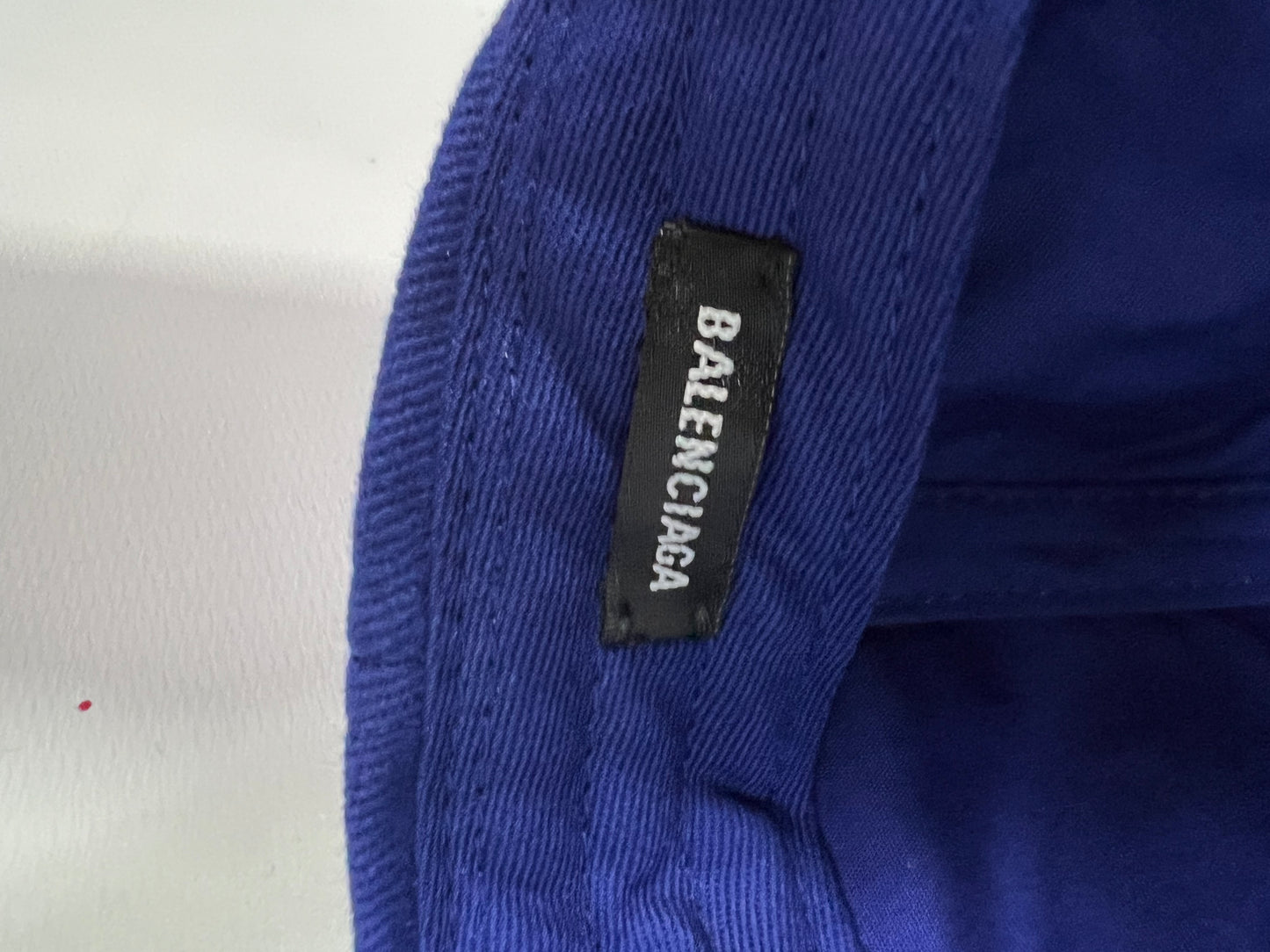 Balenciaga blue campaign cap SZ:L