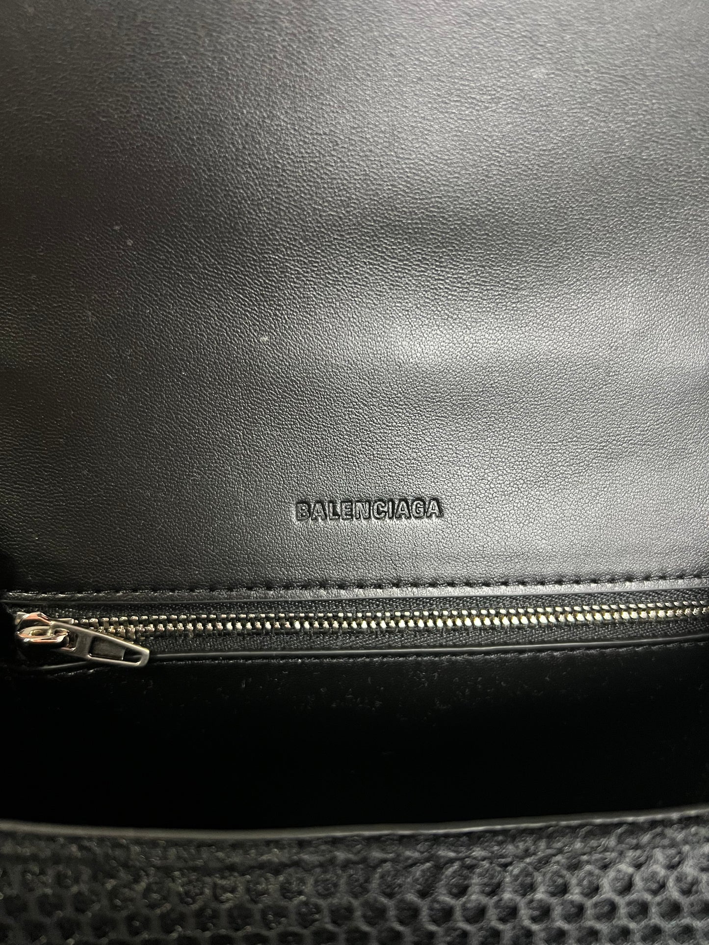 Balenciaga AW21 sneaker hourglass bag in black SZ:OS