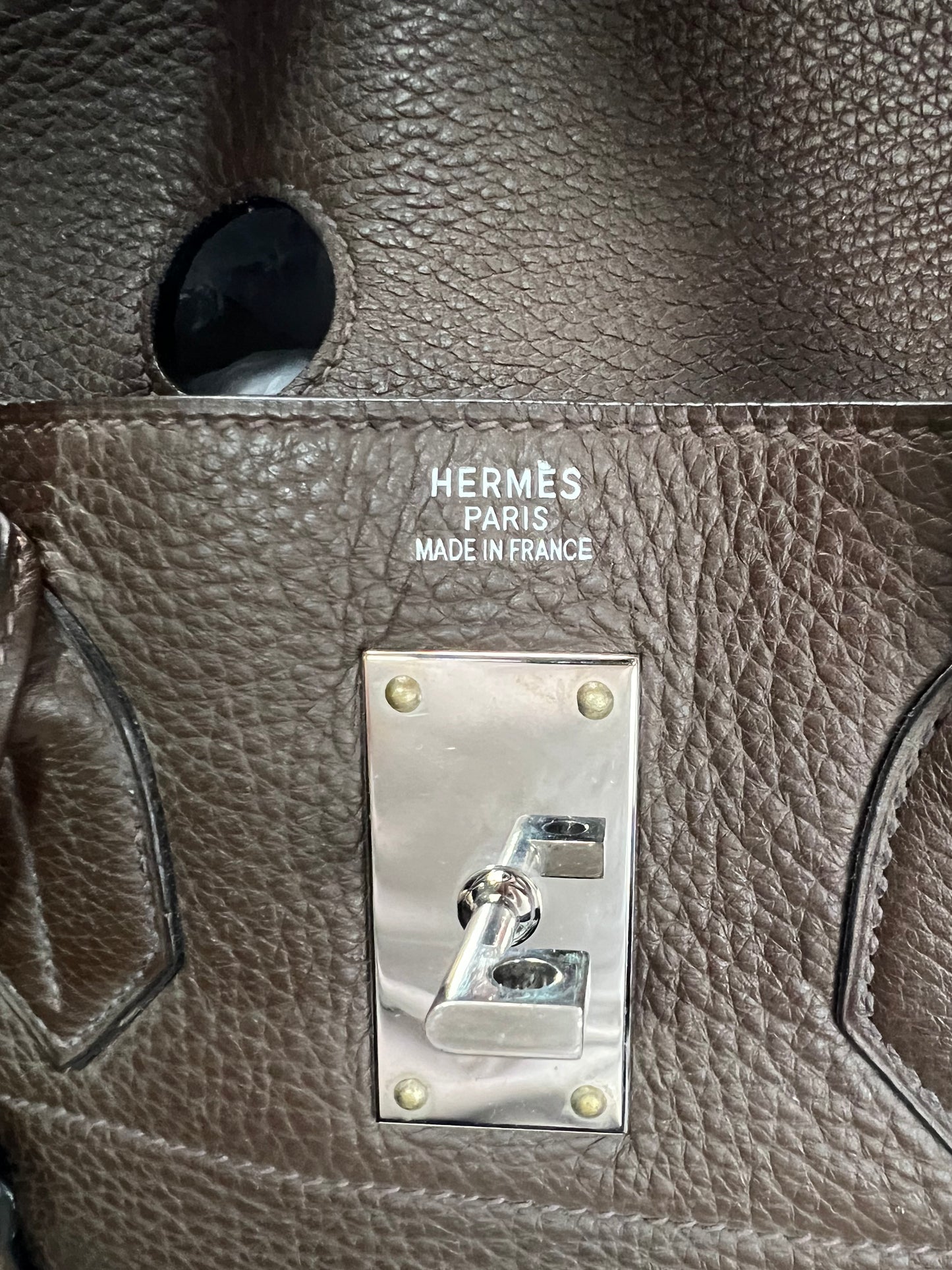 Hermès HAC 50 (2014) Birkin Bag Chocolate Brown SZ:50