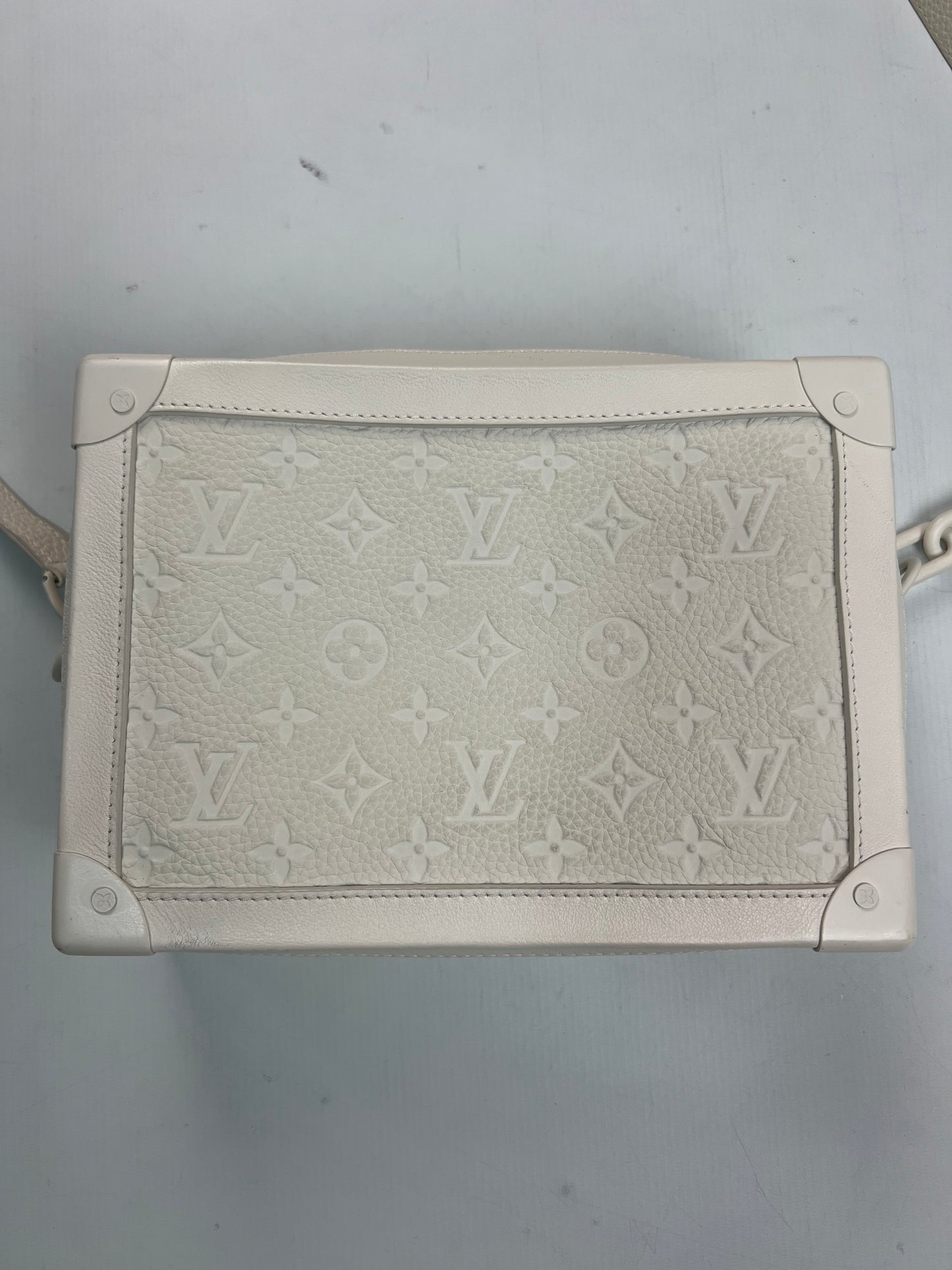 Louis Vuitton SS19 Soft Trunk White Bag SZ:OS