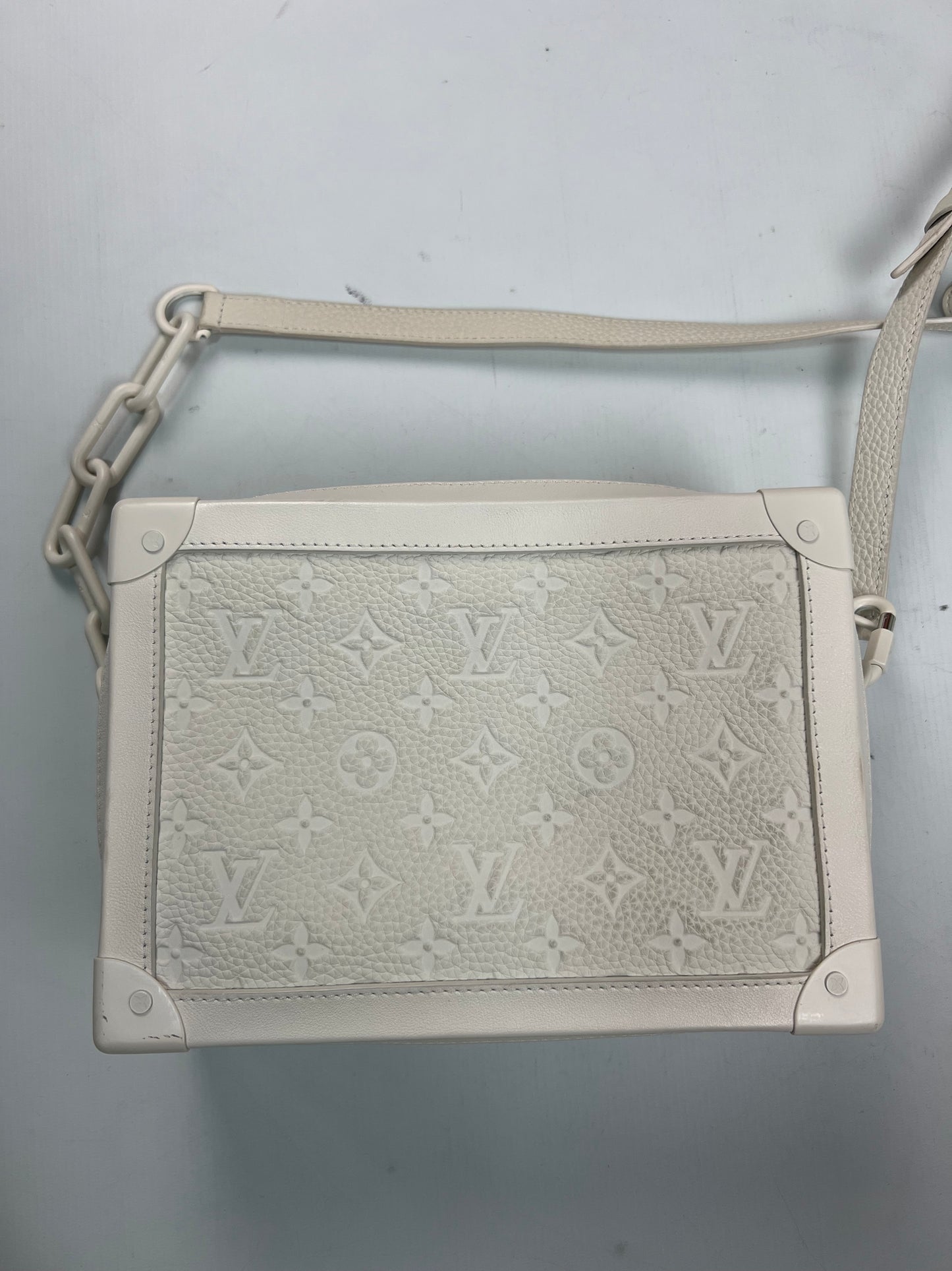 Louis Vuitton SS19 Soft Trunk White Bag SZ:OS