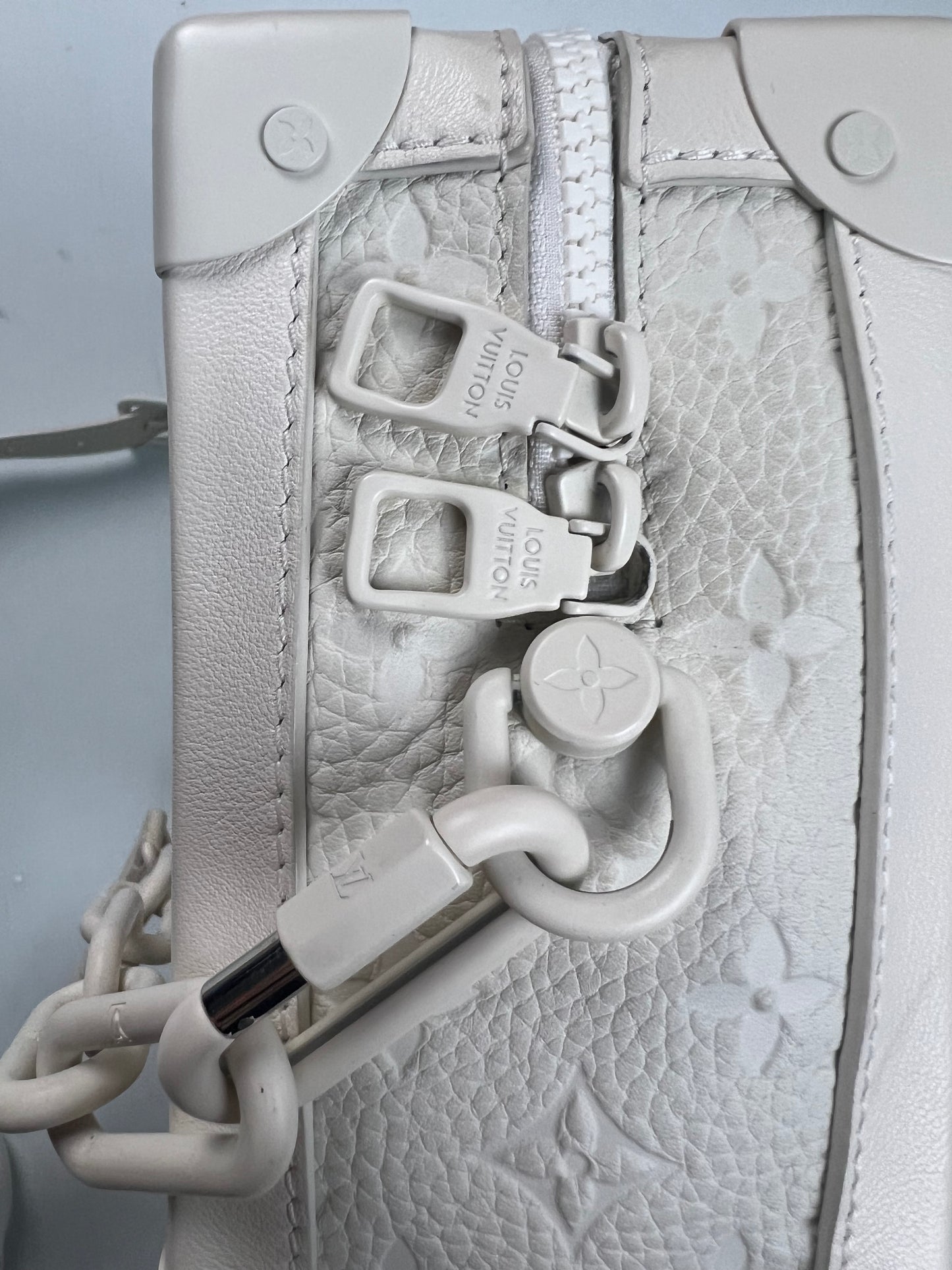 Louis Vuitton SS19 Soft Trunk White Bag SZ:OS