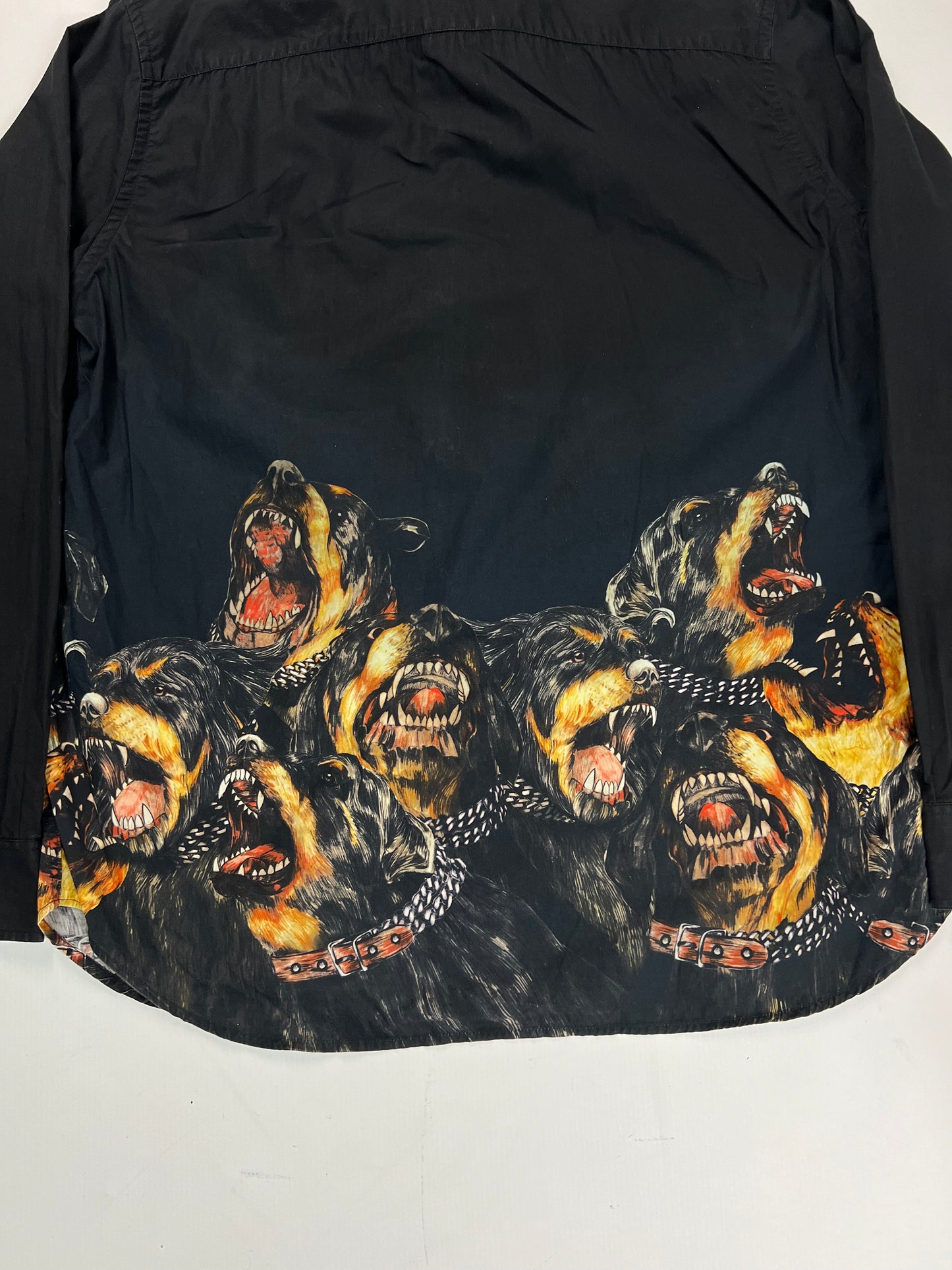 Givenchy AW11 rottweiler button up Shirt in black SZ:39