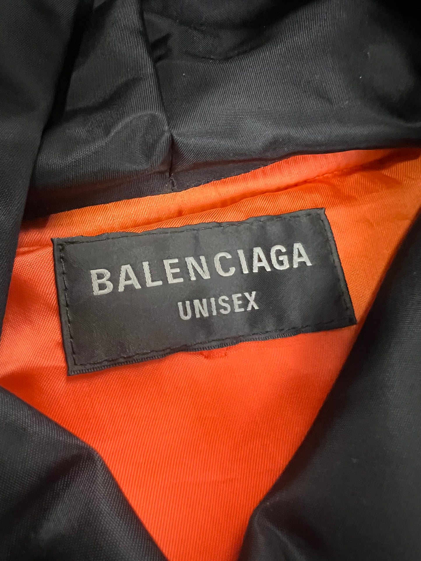 Balenciaga Nylon Bomber Hoodie Jacket Sample SZ:OS