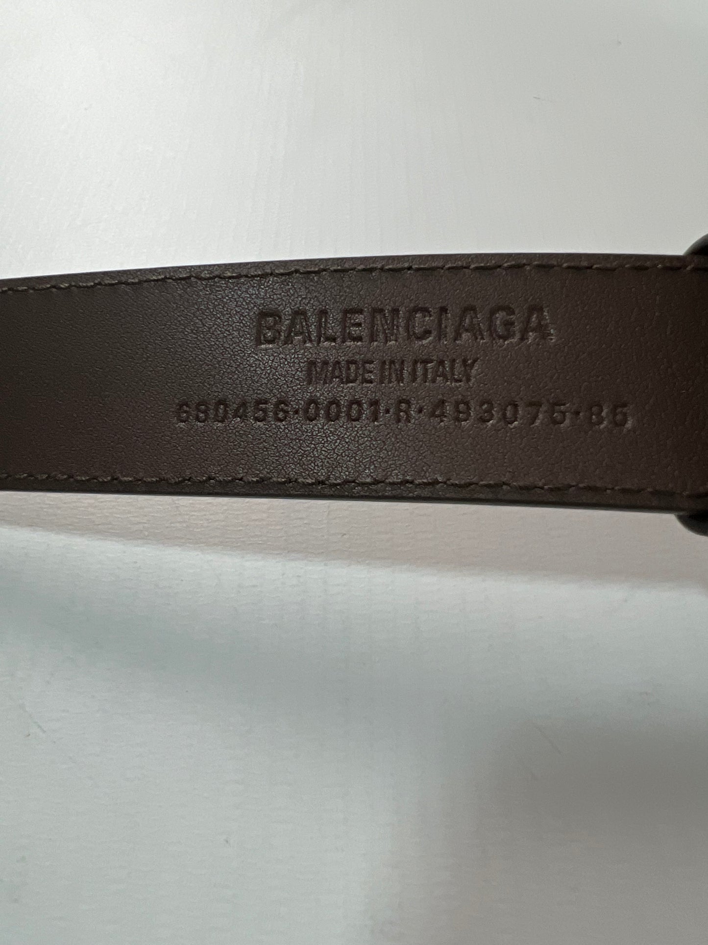Balenciaga X gucci SS23 clone collection runway BB monogram canvas belt Belt SZ:85