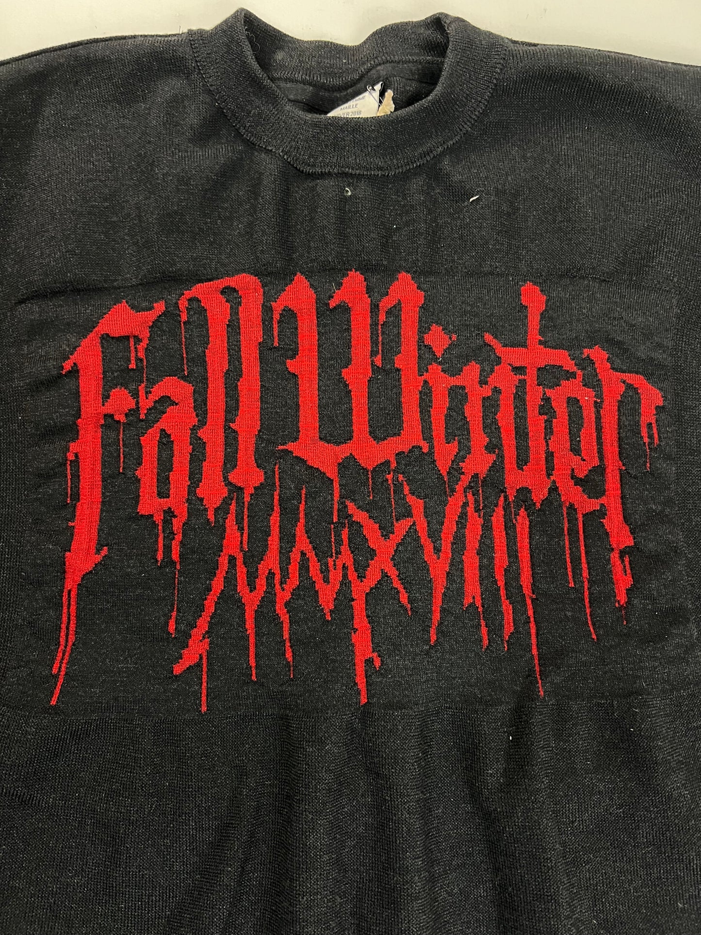 Vetements Fall Winter 2018 KNIT Tee T-Shirt SZ:XS