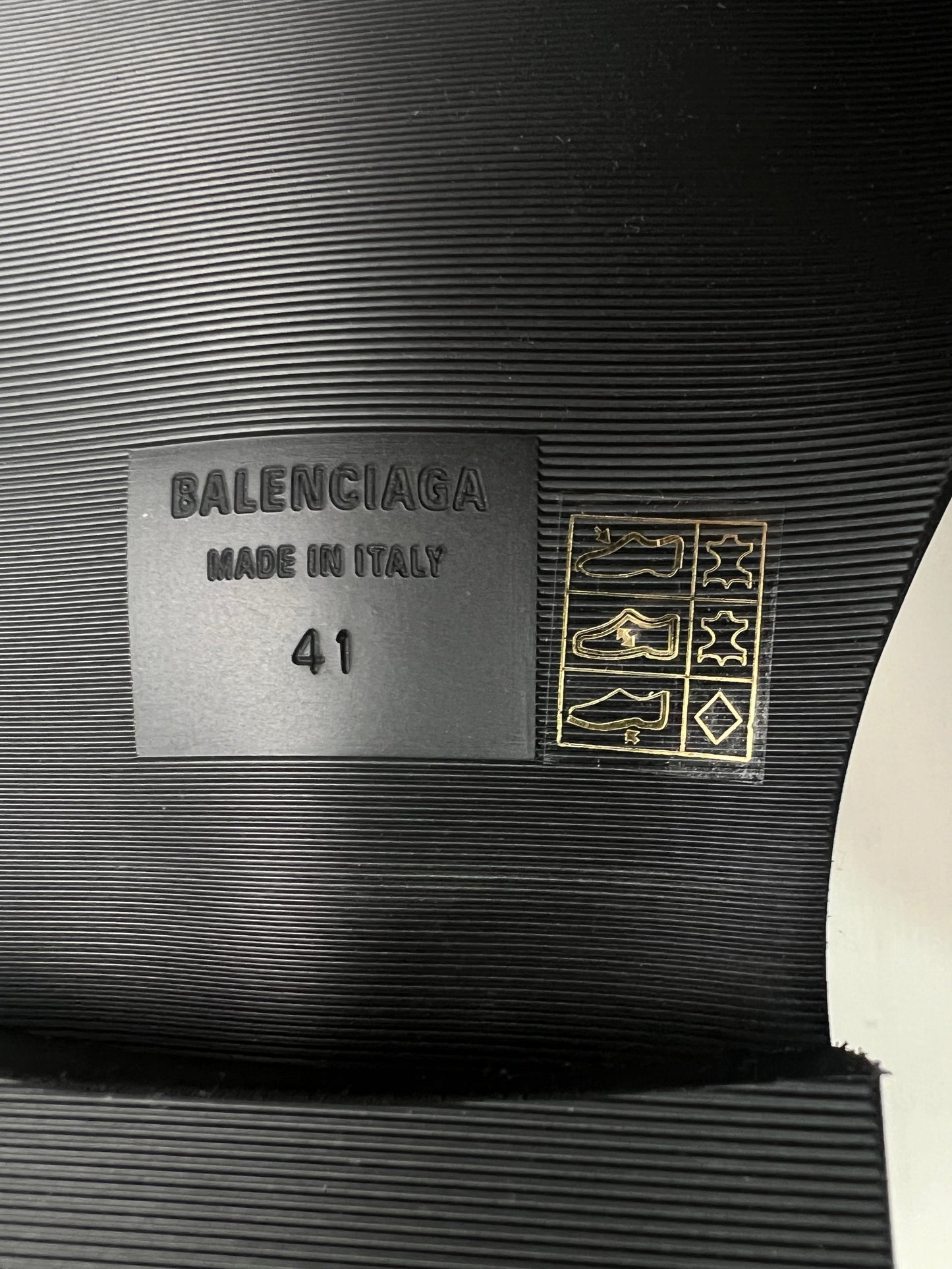 Balenciaga inspector leather Boots black SZ:41|42|43