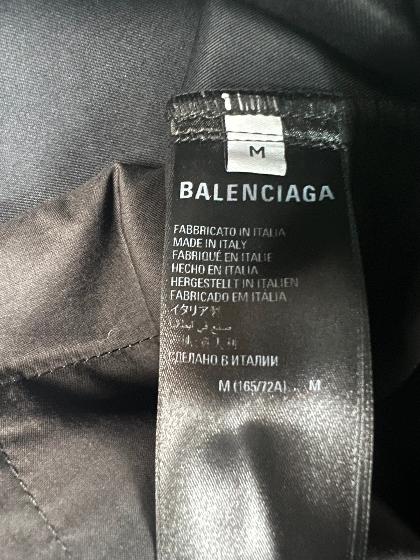 Balenciaga FALL22 runway lost tape flared black pants SZ:XXS|S|M