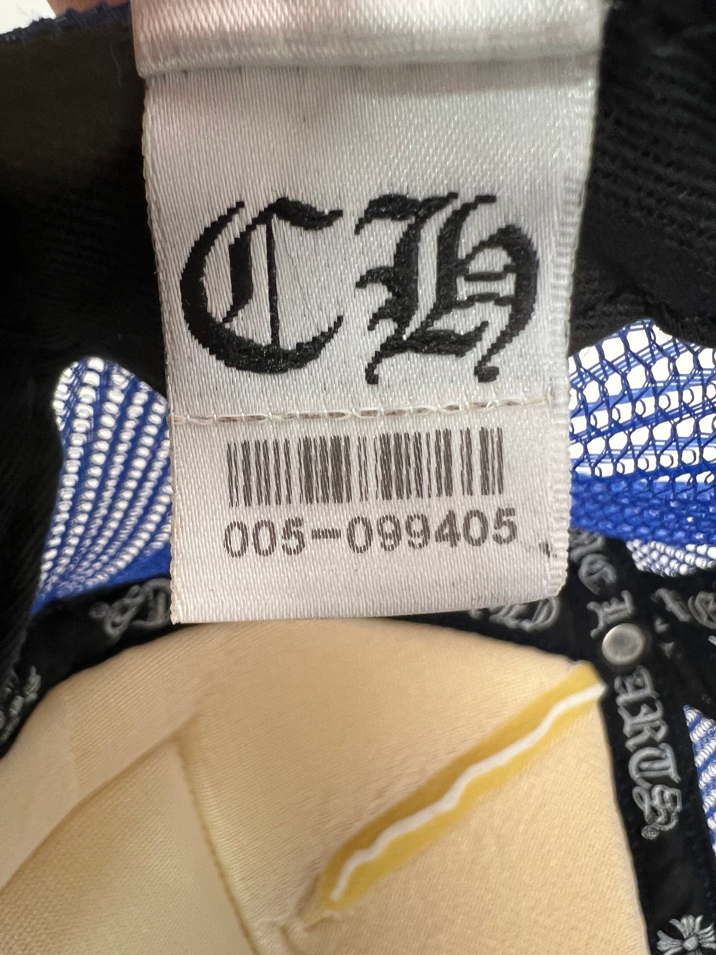 Chrome Hearts Blue/ White Fuck Trucker Hat SZ:OS