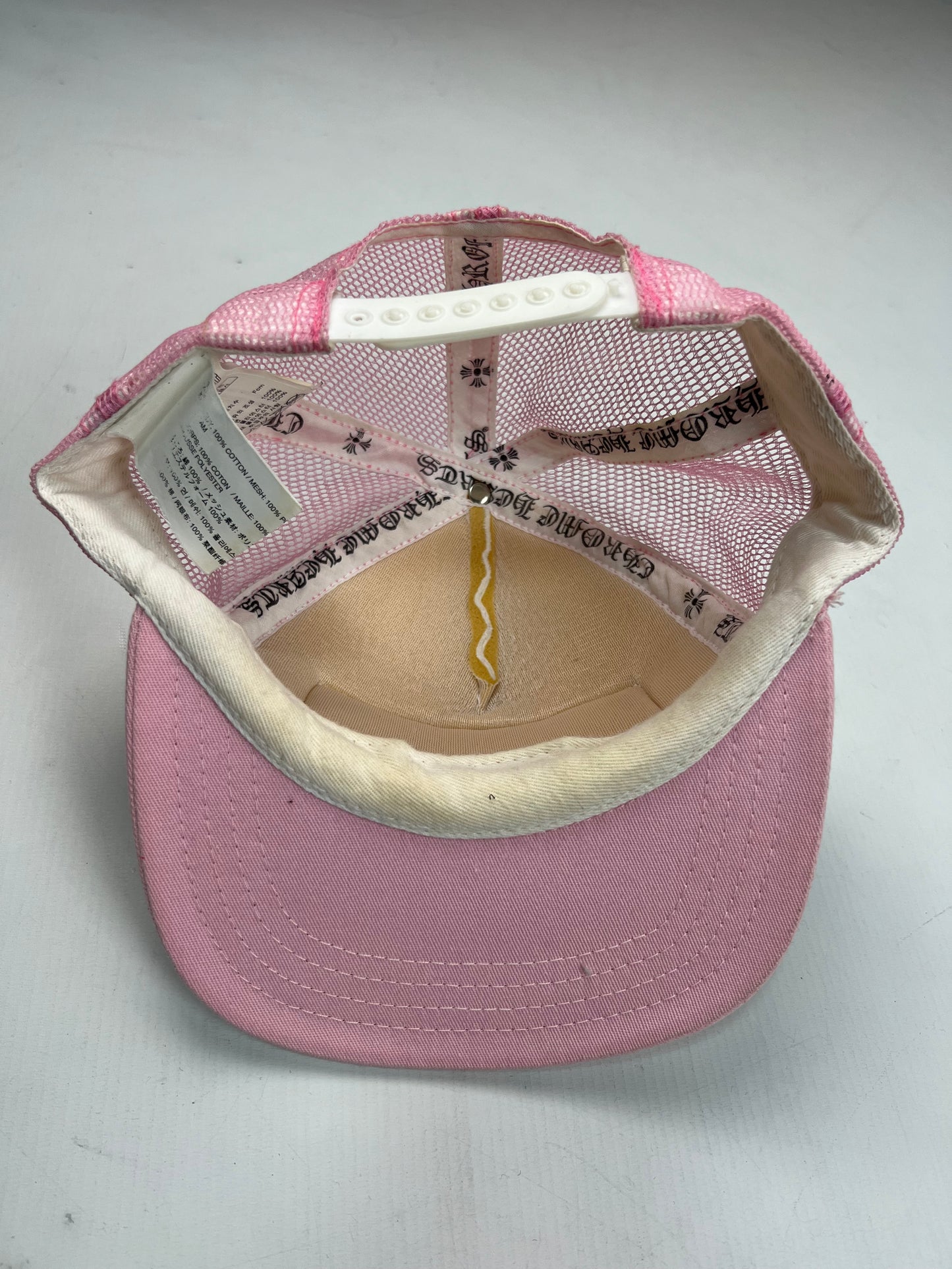 Chrome Hearts Pink Trucker Hat SZ:OS