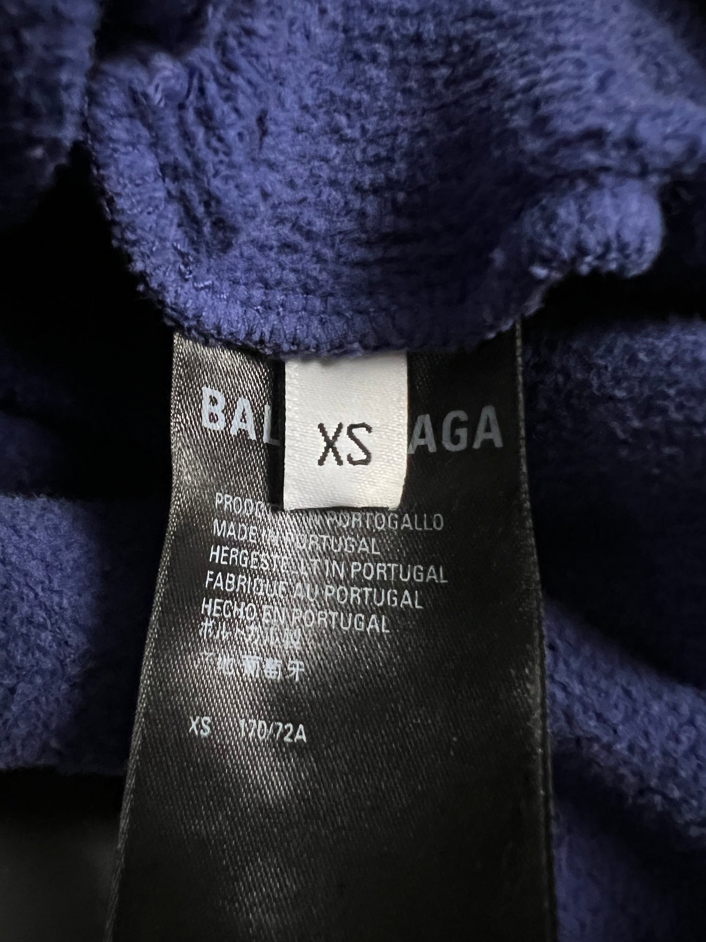 Balenciaga sweater waist Sweatpants in blue SZ:XS