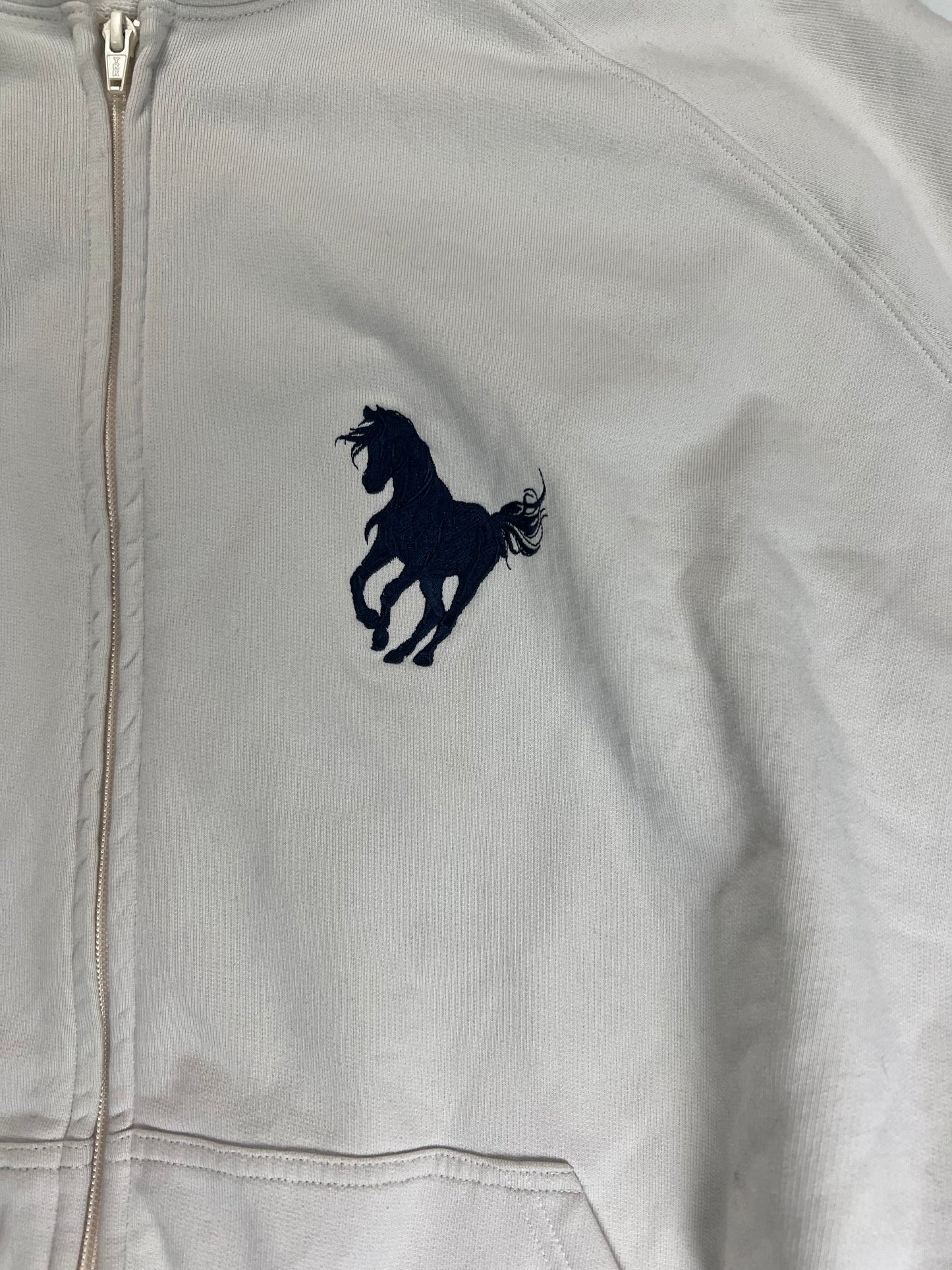 Balenciaga 1of1 Creme white POLO Zip up Hoodie Sample SZ:OS