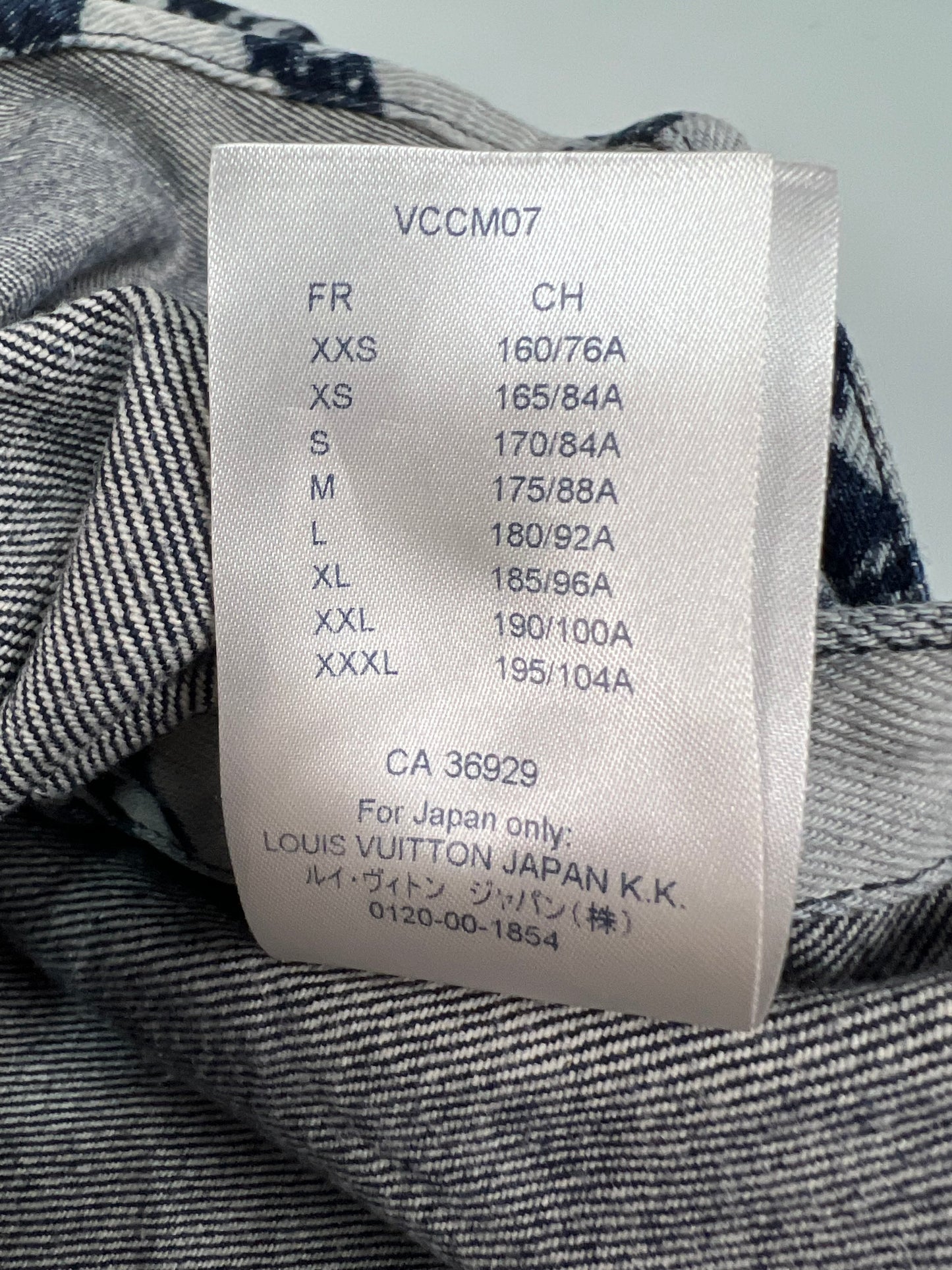 Louis Vuitton SS19 bleached Dorothy poppies denim Jacket SZ:M
