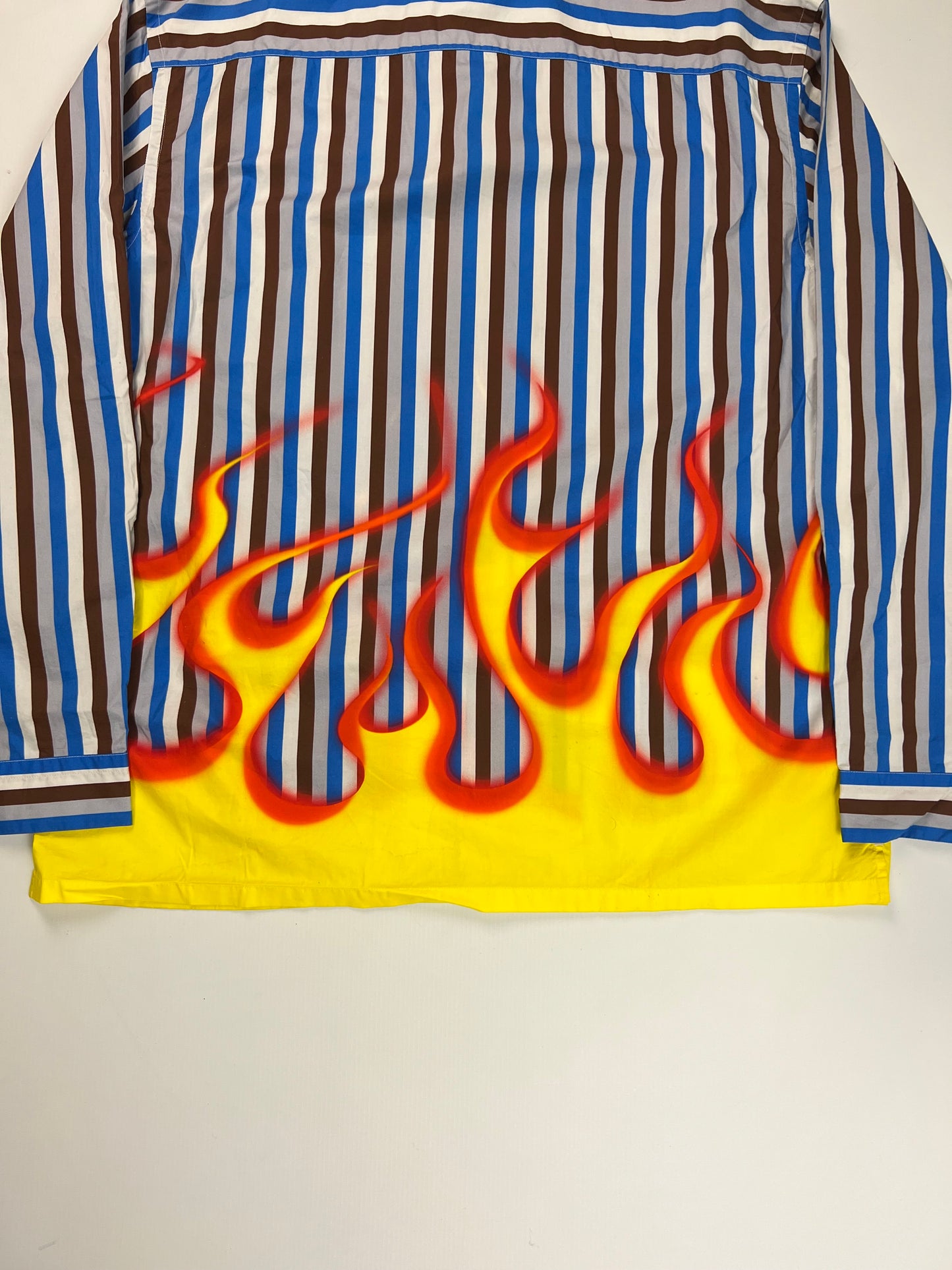 The Prada Flame Shirt Is Performance Art
