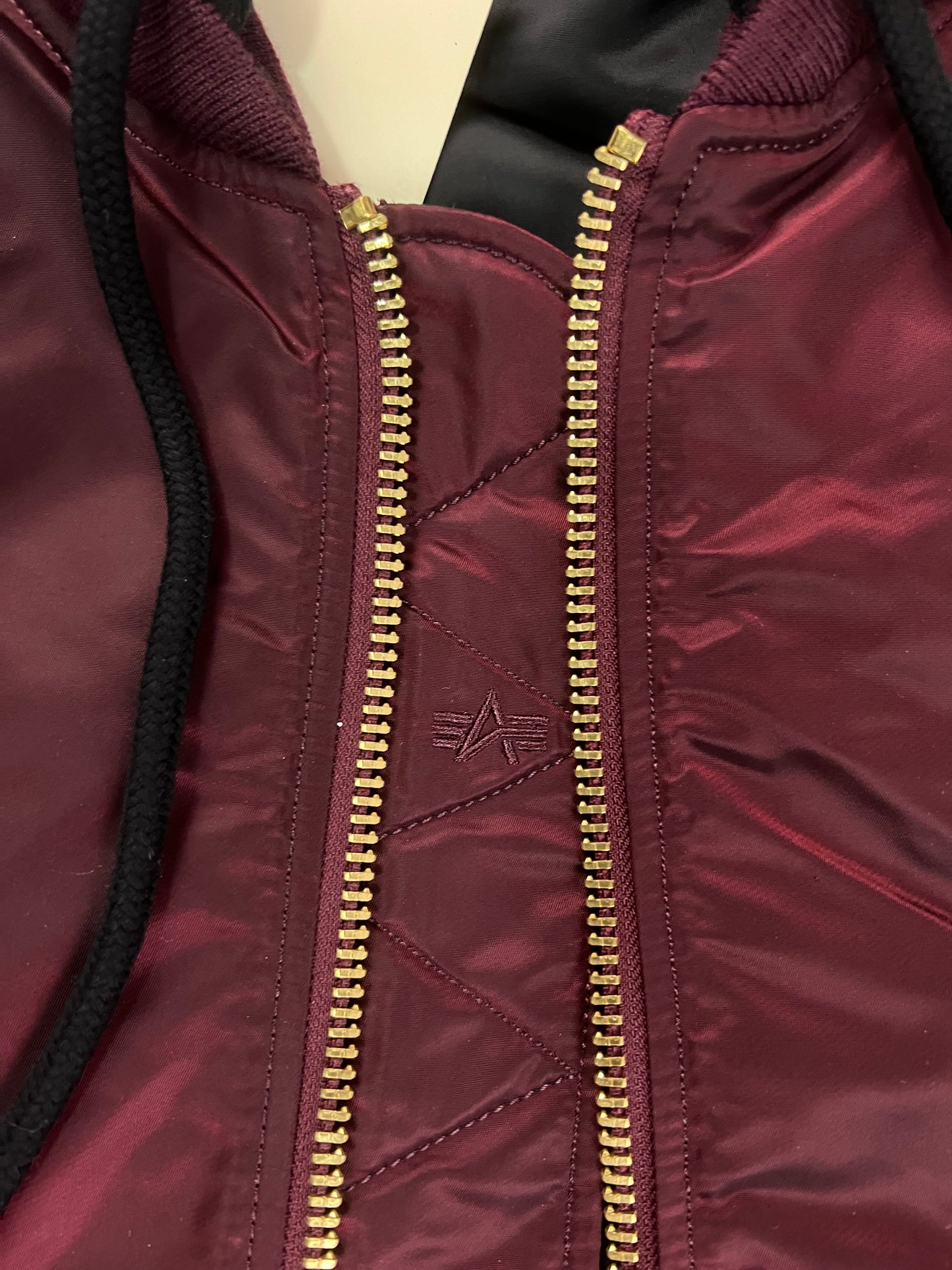 Vetements reversible emoji Bomberjacket burgundy black SZ:S